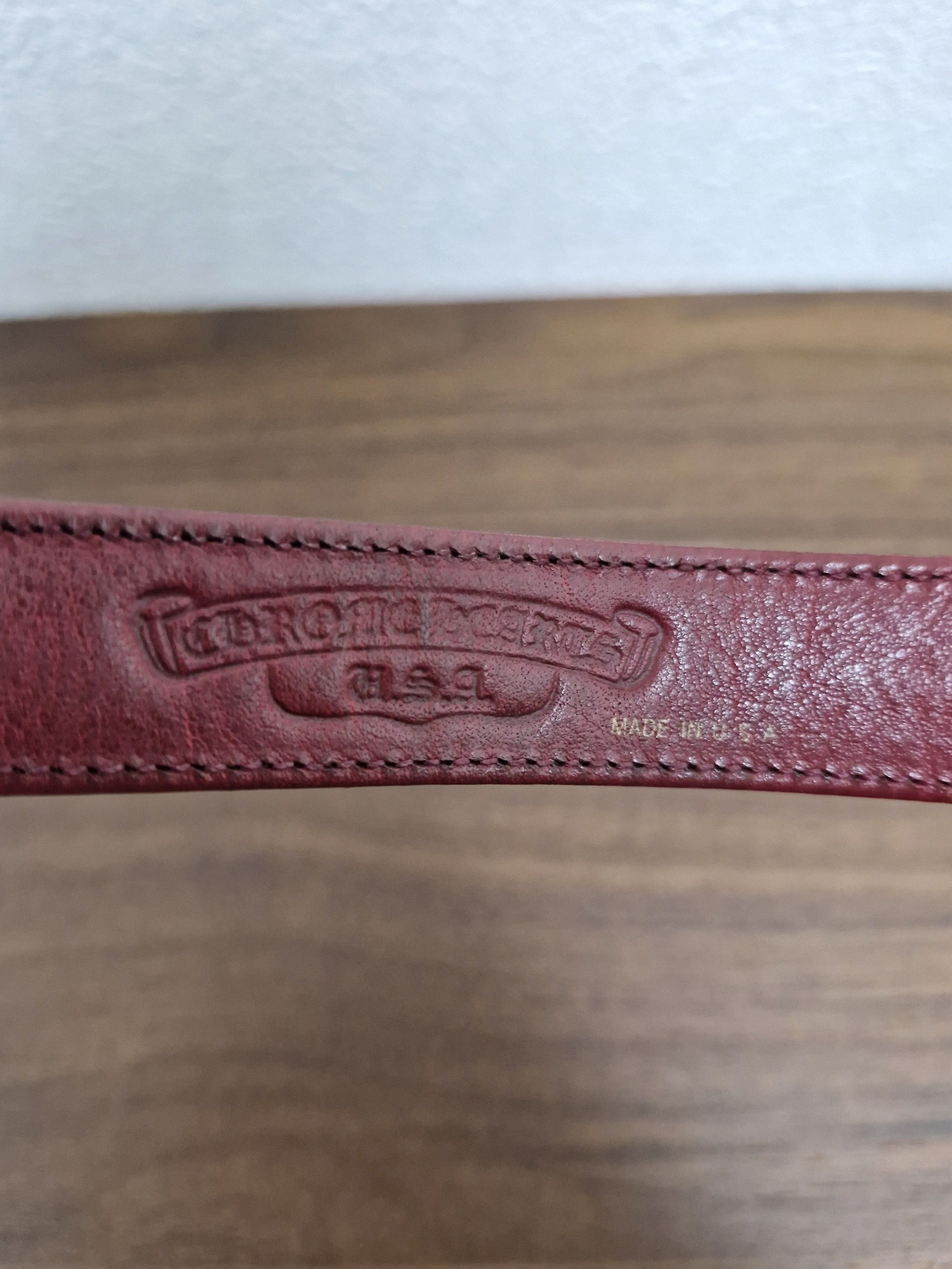 Chrome Hearts CHROME HEARTS Red Leather Heart Snap Bracelet Size ONE SIZE - 6 Thumbnail