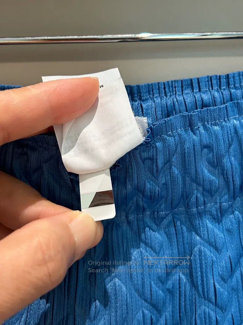 Issey Miyake Issey Miyake size:3 Cable Knit Midi Skirt Size 22" - 5 Thumbnail
