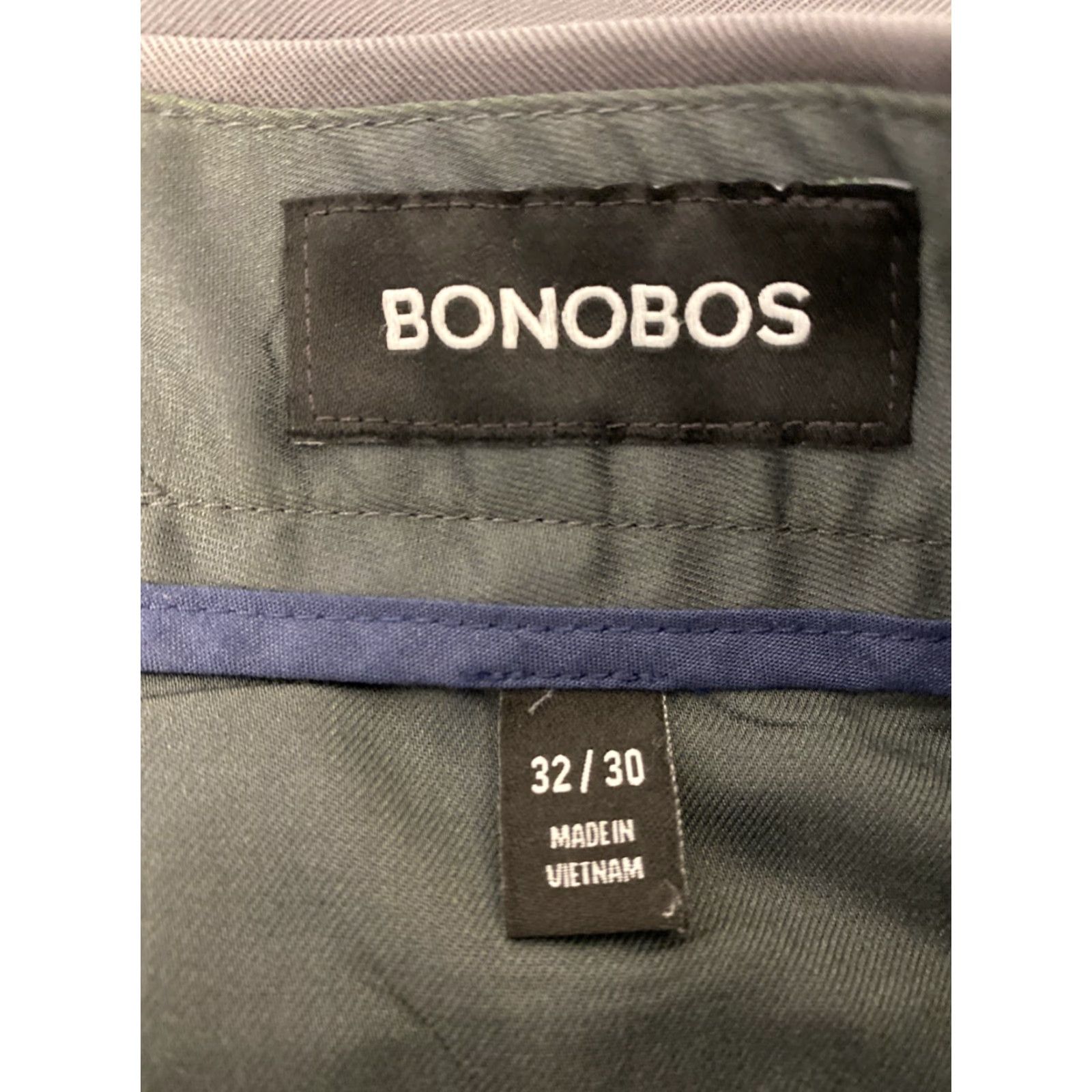 Bonobos Bonobos Pants Mens 32x30 Gray Chino Athletic Straight Leg Vintage: No Size US 33 - 7 Thumbnail