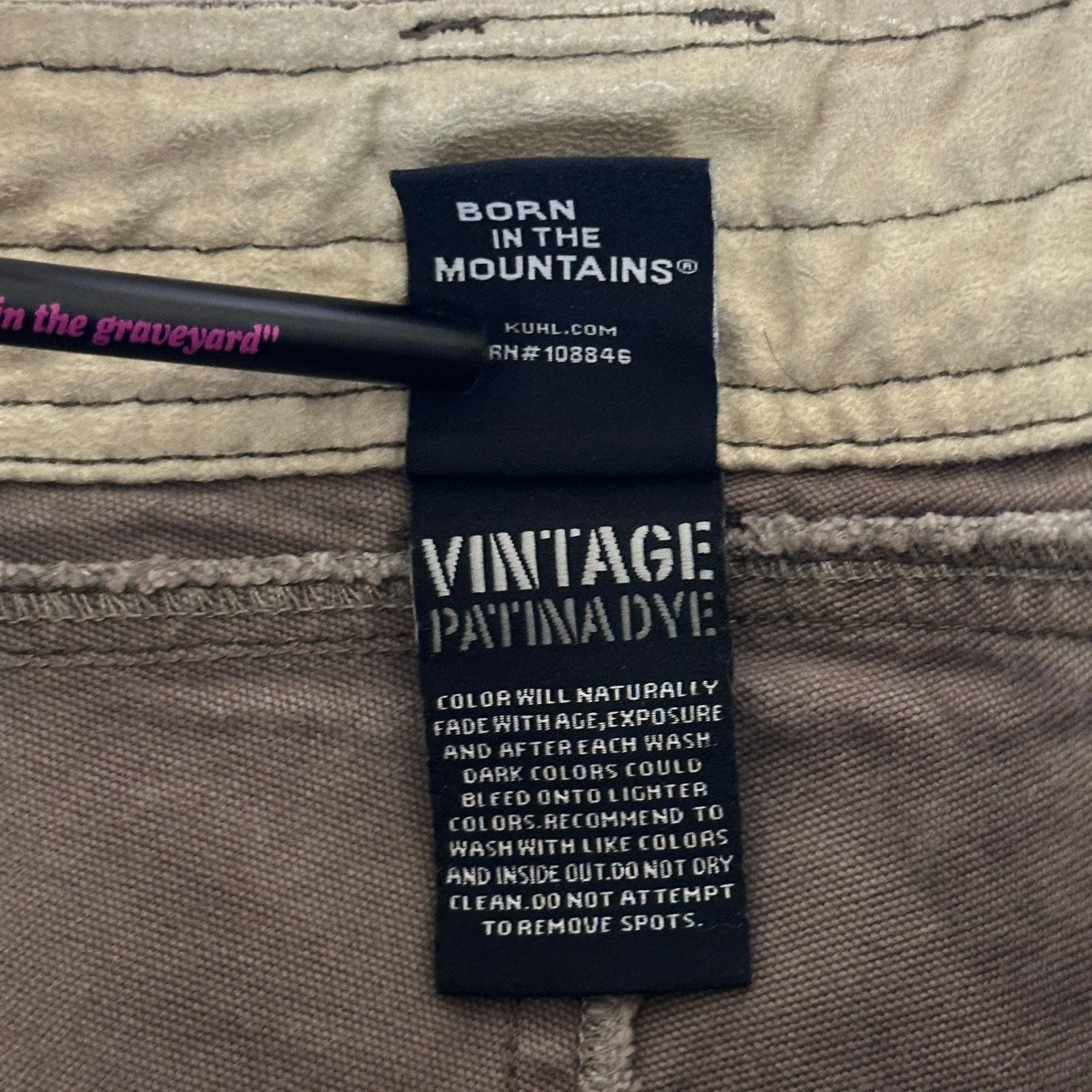 Kuhl The Law Vintage Patina Dye Canvas Work Pants Size US 40 / EU 56 - 10 Thumbnail