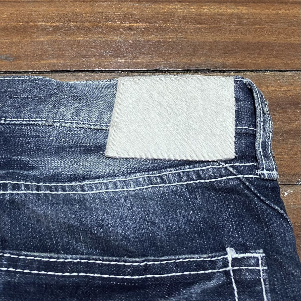 Japanese Brand Rare Design Vintage Brand Urban Craft Distressed Jeans 2000s Size US 35 - 9 Thumbnail