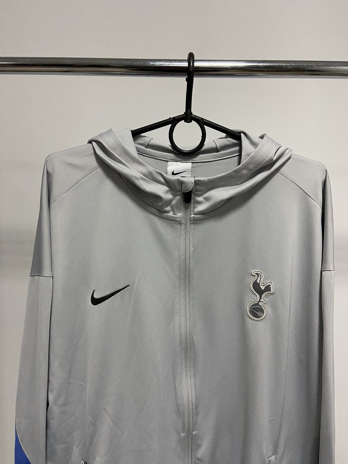 Nike × Vintage Nike Tottenham soccer zip hoodie vintage Size US L / EU 52-54 / 3 - 2 Thumbnail
