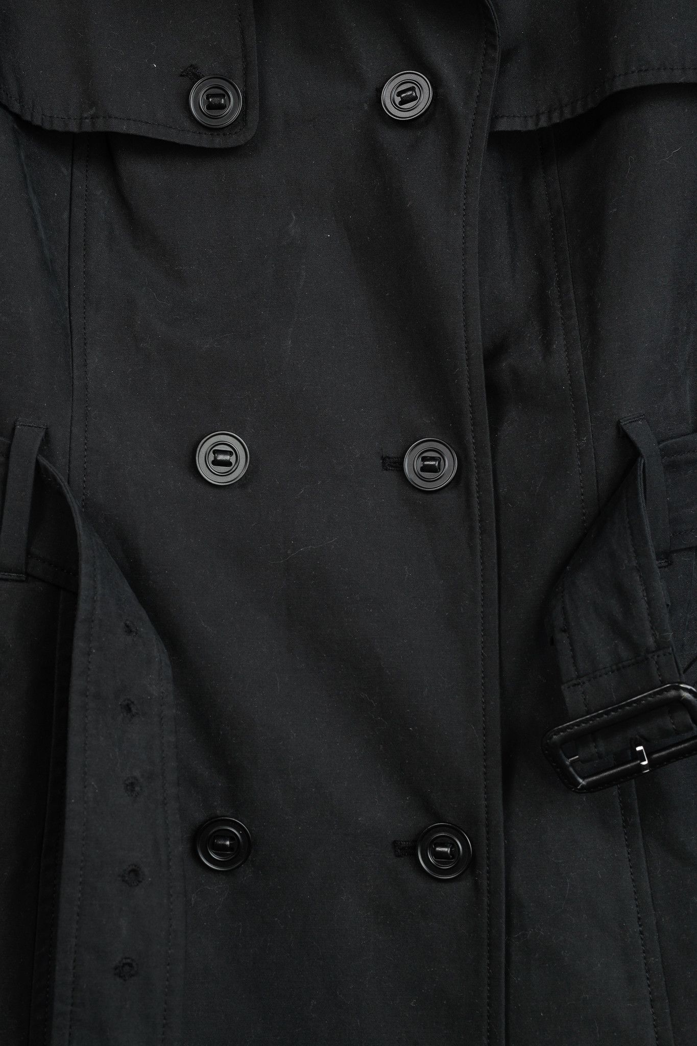 Mackage Mackage Lilith Cotton Quilted-Leather-Trim Trench Coat Size S / US 4 / IT 40 - 10 Thumbnail