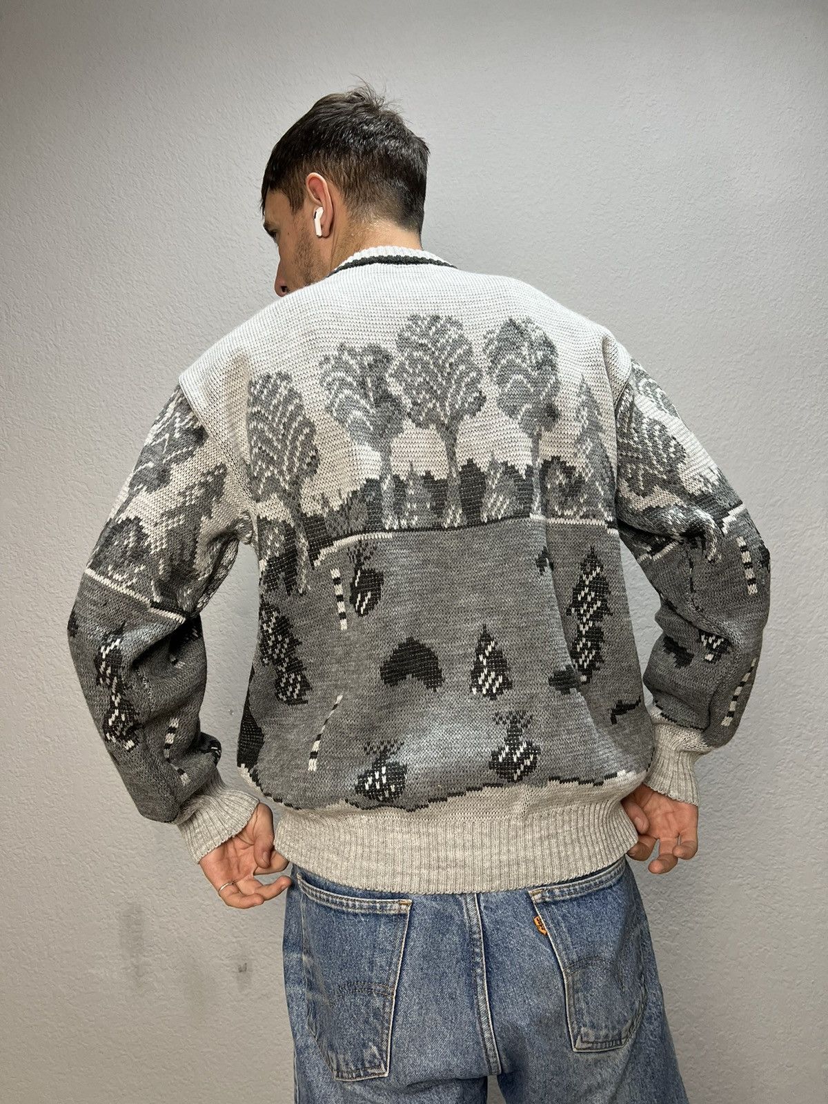 Homespun Knitwear LACISTE VIBE Y2K winter motive graphic sweater Size US M / EU 48-50 / 2 - 10 Thumbnail