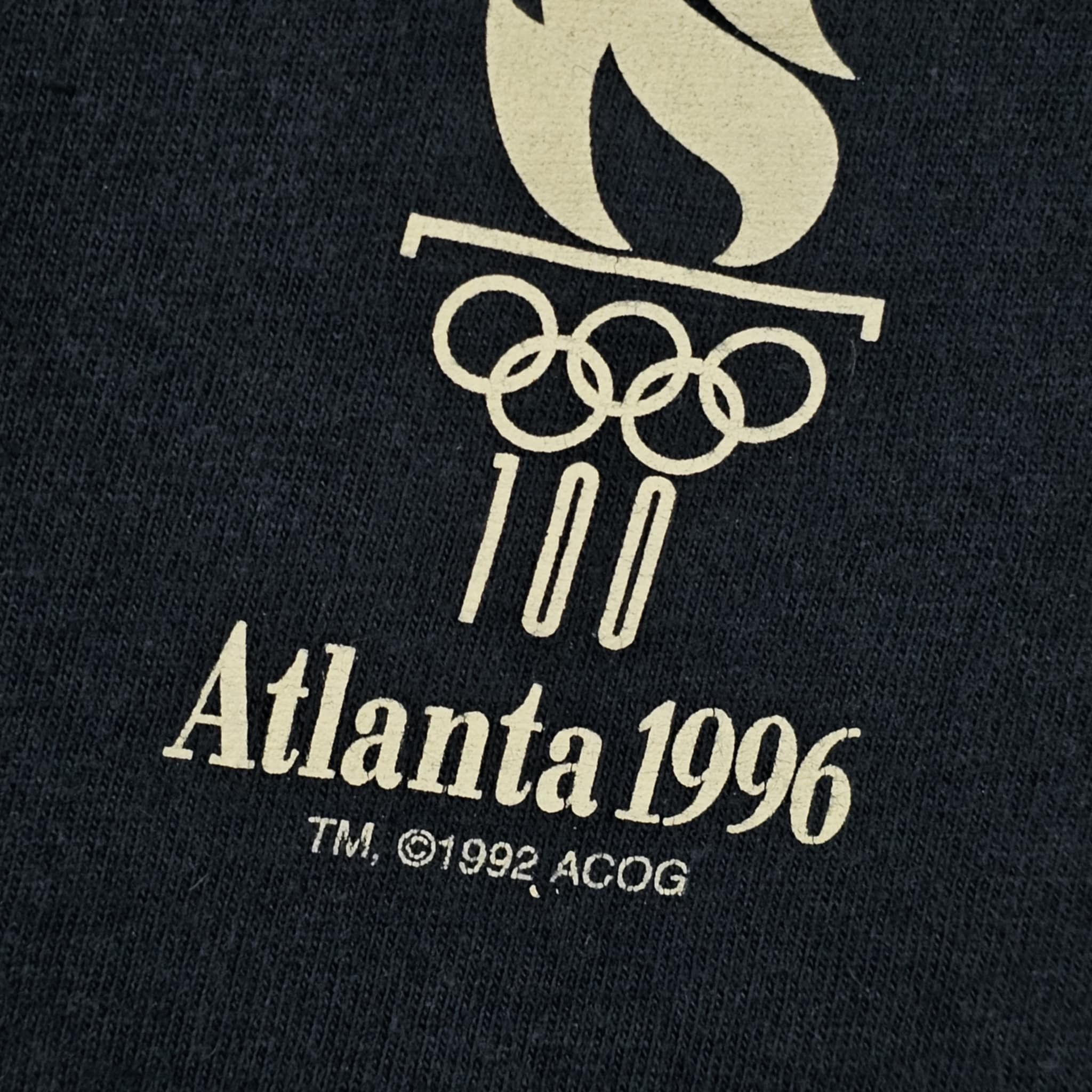 Hanes × USA Olympics × Vintage Atlanta Olympics Vintage 90s Flags Nations T-Shirt Size US M / EU 48-50 / 2 - 3 Thumbnail