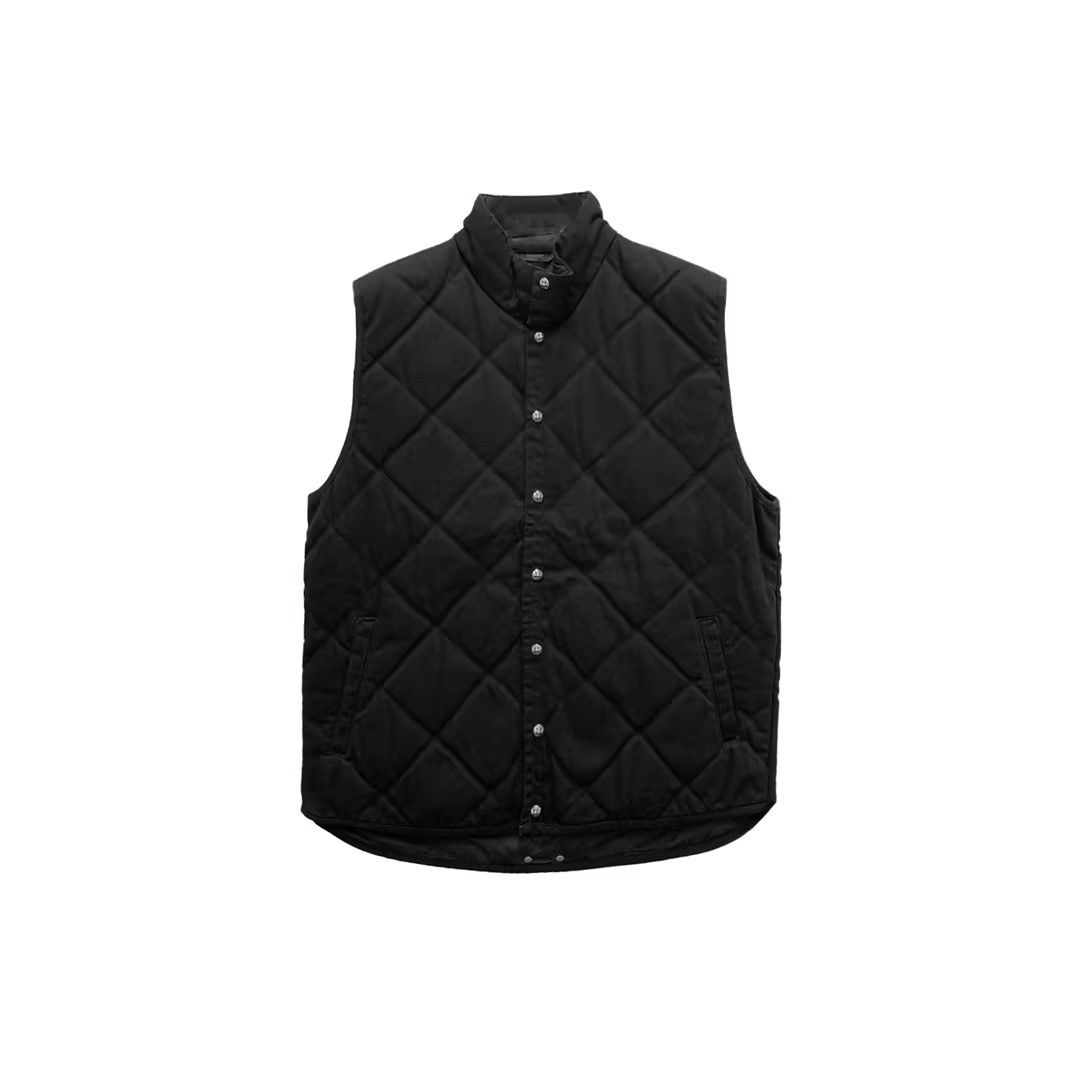 Chrome Hearts Chrome Hearts Silver Button Black Vest Size US XL / EU 56 / 4 - 1 Thumbnail