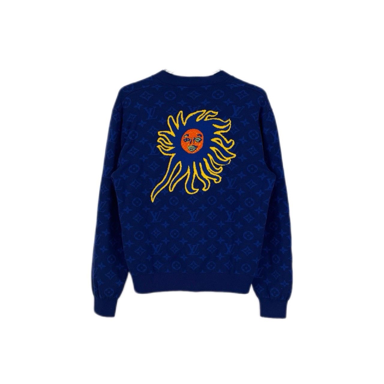 Louis Vuitton Louis Vuitton Blue Sun Embroidered Cardigan sweater Nextarr Size US XS / EU 42 / 0 - 2 Thumbnail