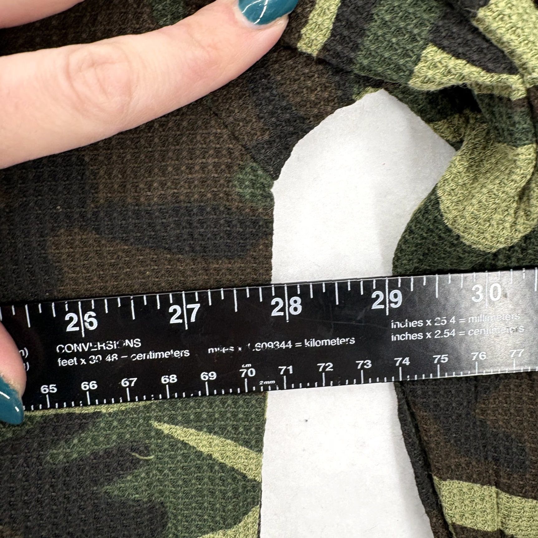 Rothco VINTAGE Rothco Shirt Mens 4XL Green Camo Thermal Long Sleeve Crew Neck Military Rugged Size US XXL / EU 58 / 5 - 7 Thumbnail