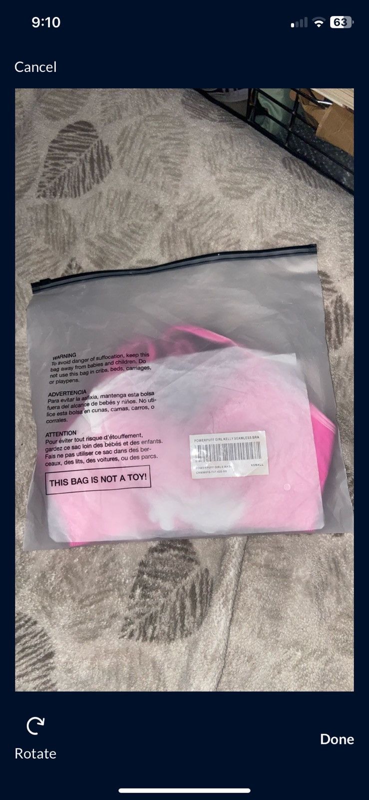 Civil Regime Civil Regime "PowerPuff Girls" Kelly Seamless Bra Size XS / US 0-2 / IT 36-38 - 8 Thumbnail