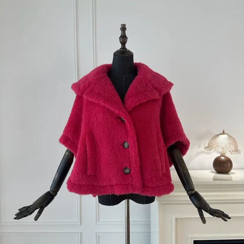 Max Mara MaxMara Pink Alpaca Wool Women's Cardigan 0089 Size S / US 4 / IT 40 - 1 Thumbnail