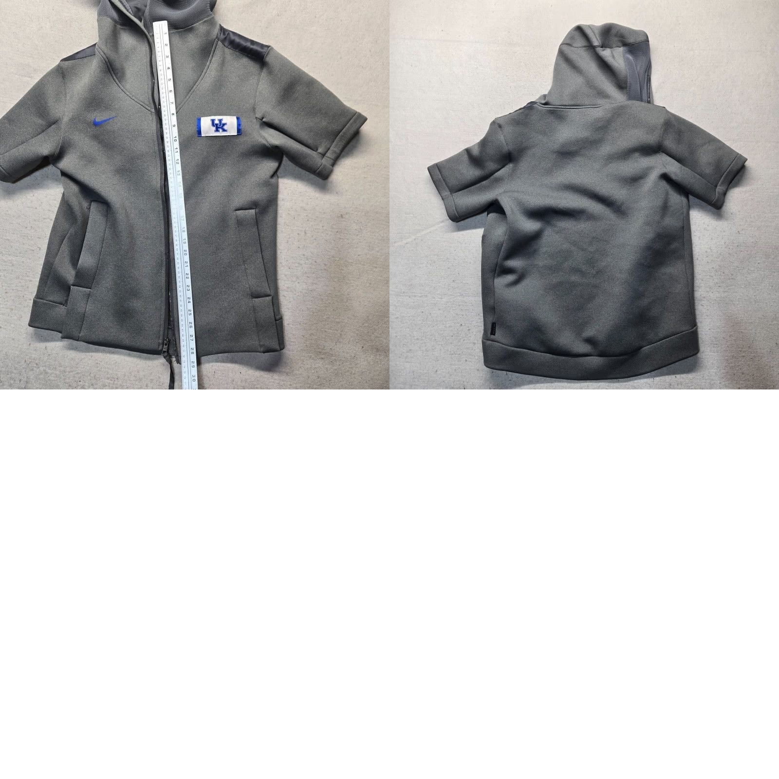 Nike Nike Hoodie Shirt University Kentucky Gray Pullover Sweatshirt Knit Zip Front Logo Athletic Men L Large 90s? Size US L / EU 52-54 / 3 - 8 Thumbnail