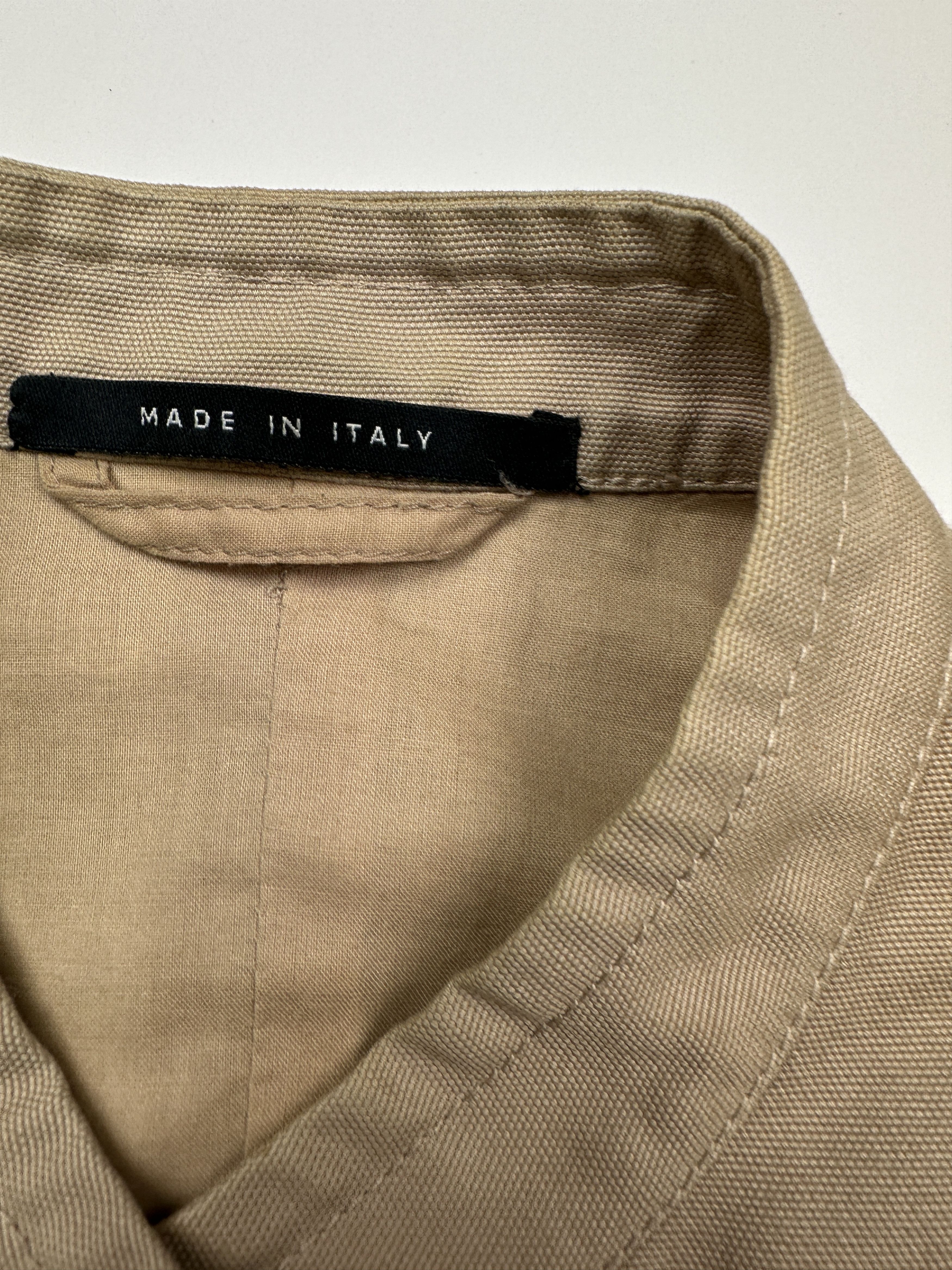 Gucci Gucci Beige Military Style Short Crop Jacket Size XS / US 0-2 / IT 36-38 - 4 Thumbnail