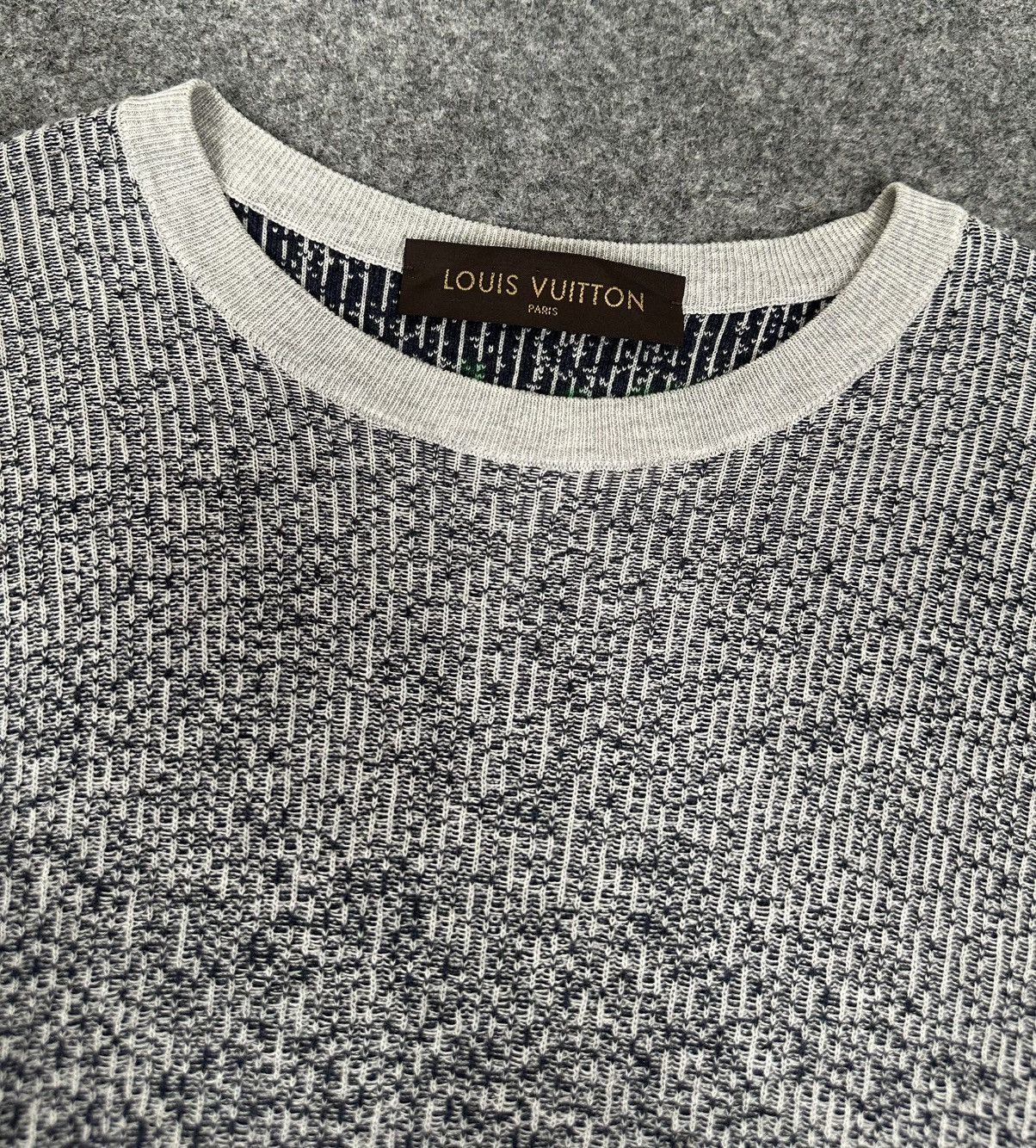 Kim Jones × Louis Vuitton Louis Vuitton - Kim Jones S/S14 - Space Effect Knit Sweater Size US XS / EU 42 / 0 - 4 Thumbnail