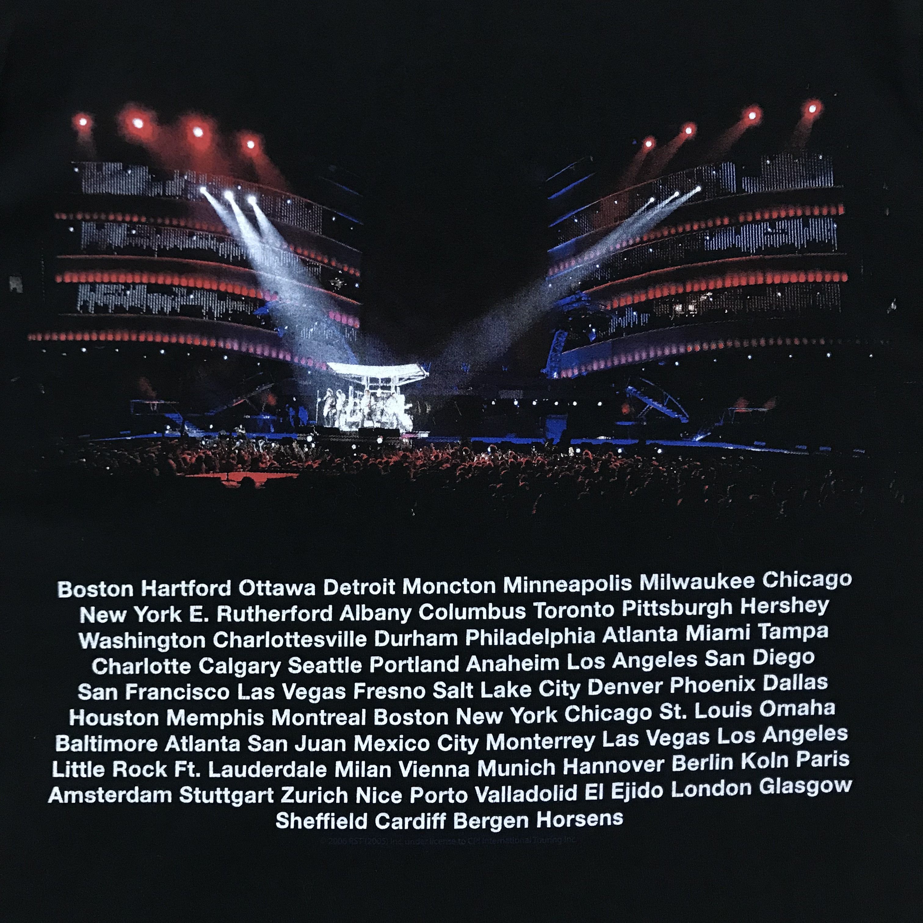 The Rolling Stones THE ROLLING STONES 2005 Vintage T-Shirt Band Tee Rock Tour Size US M / EU 48-50 / 2 - 7 Thumbnail
