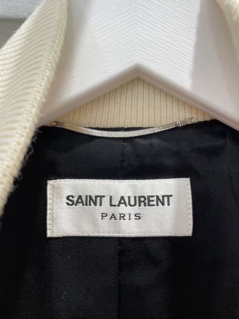Saint Laurent Paris Saint Laurent Paris Wool baseball jacket-2506 Size US S / EU 44-46 / 1 - 5 Thumbnail