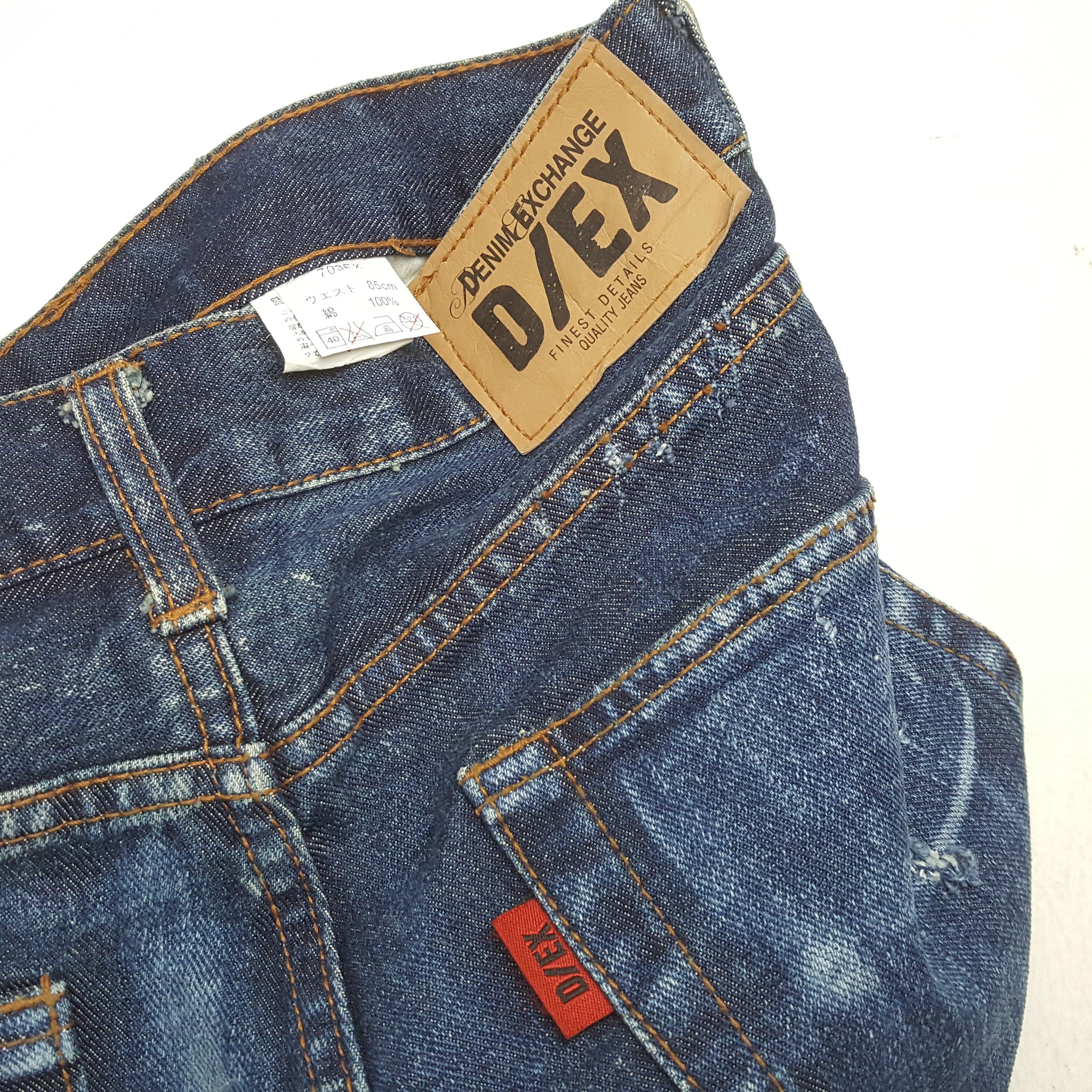 Japanese Brand × Vintage Vintage DENIM EXCHANGE Japanese Brand Distressed Jeans Size US 32 / EU 48 - 14 Thumbnail