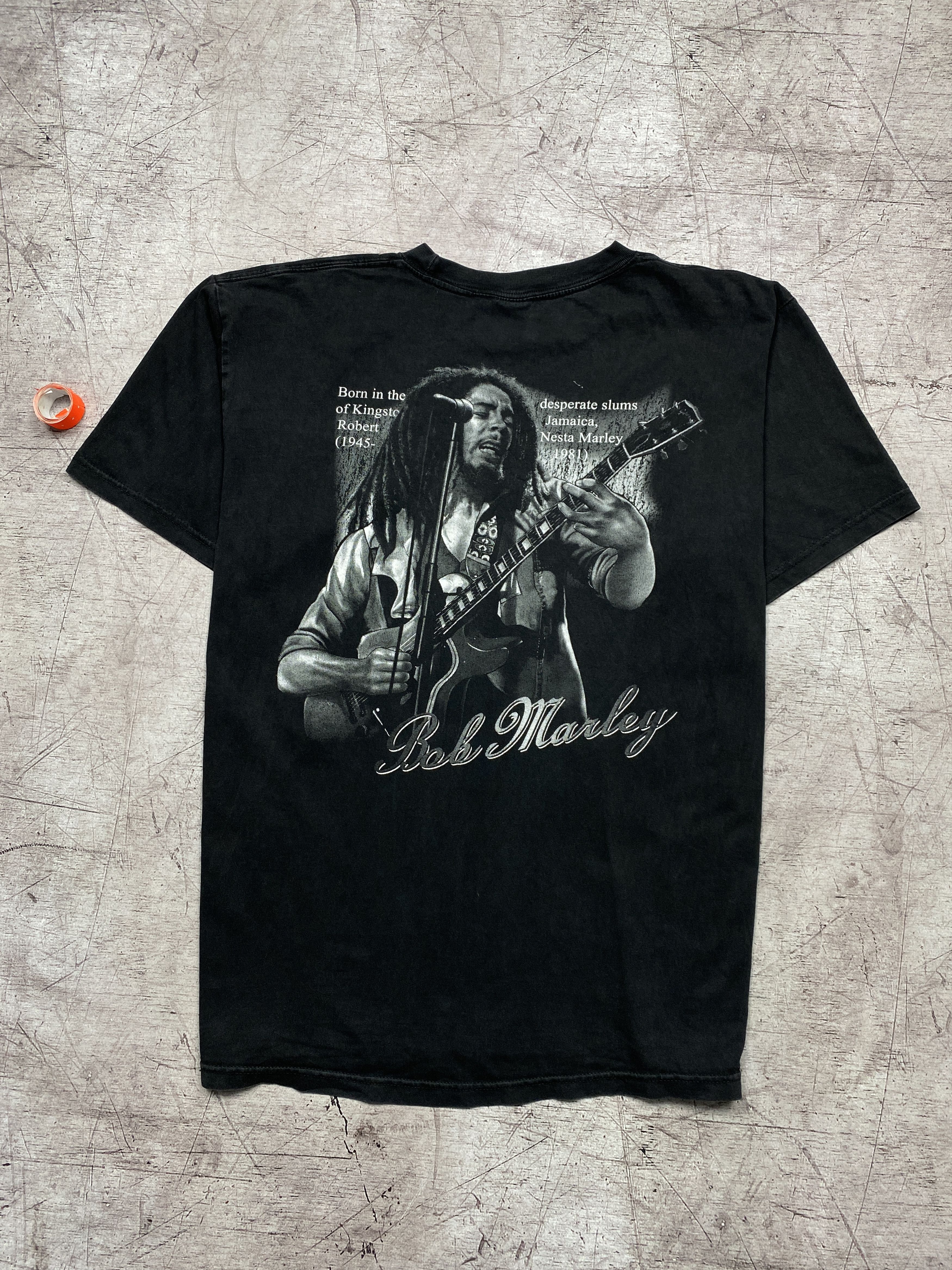 Bob Marley × Vintage Bob Marley Vintage Mens Rock T-Shirt tee Size US XL / EU 56 / 4 - 6 Thumbnail