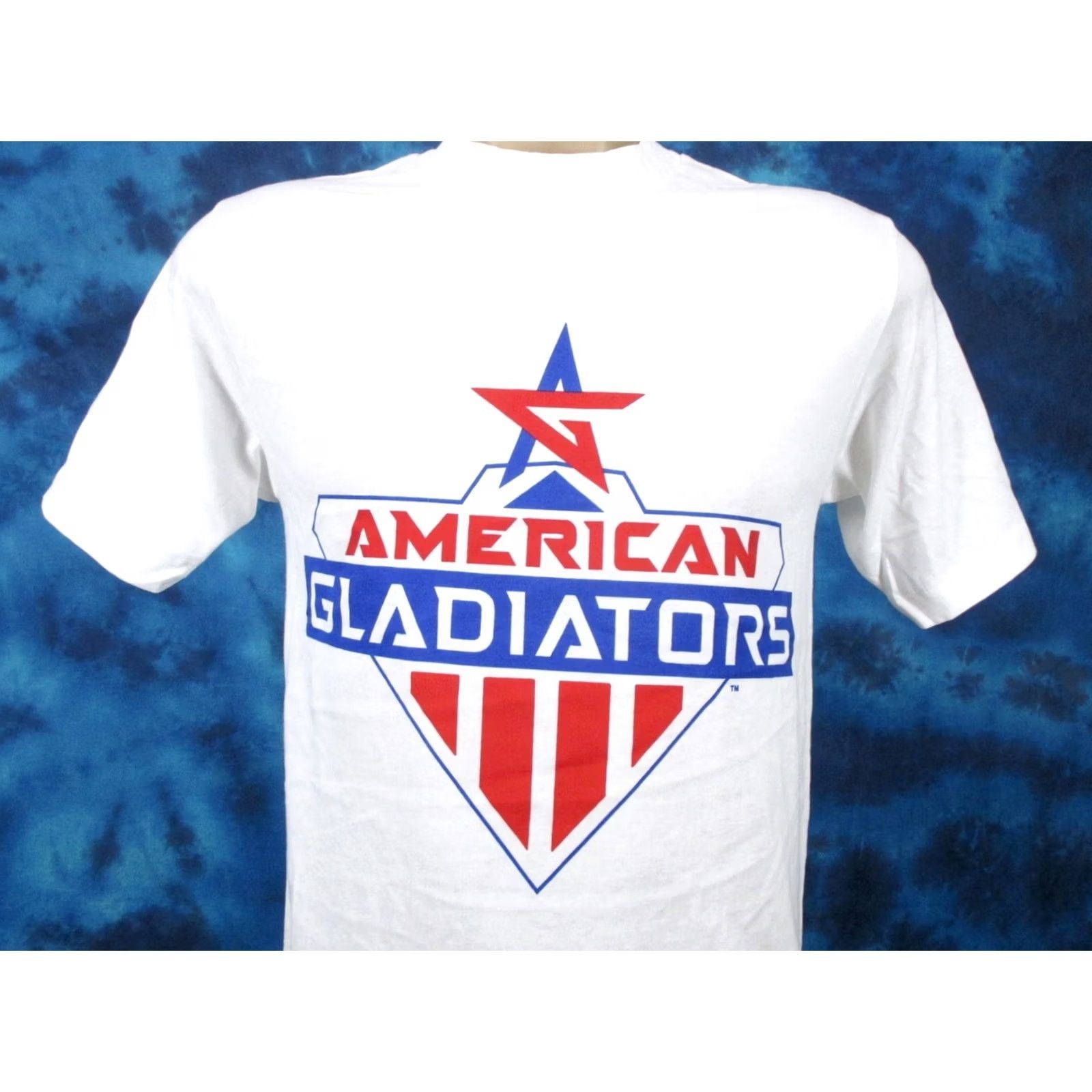 Vintage VINTAGE American Gladiators T-Shirt XS/SMALL White 80s 90s SOF TEE Mens Deadstock NOS Cotton Short Sleeve Crew Neck Shirt Size US XS / EU 42 / 0 - 3 Thumbnail