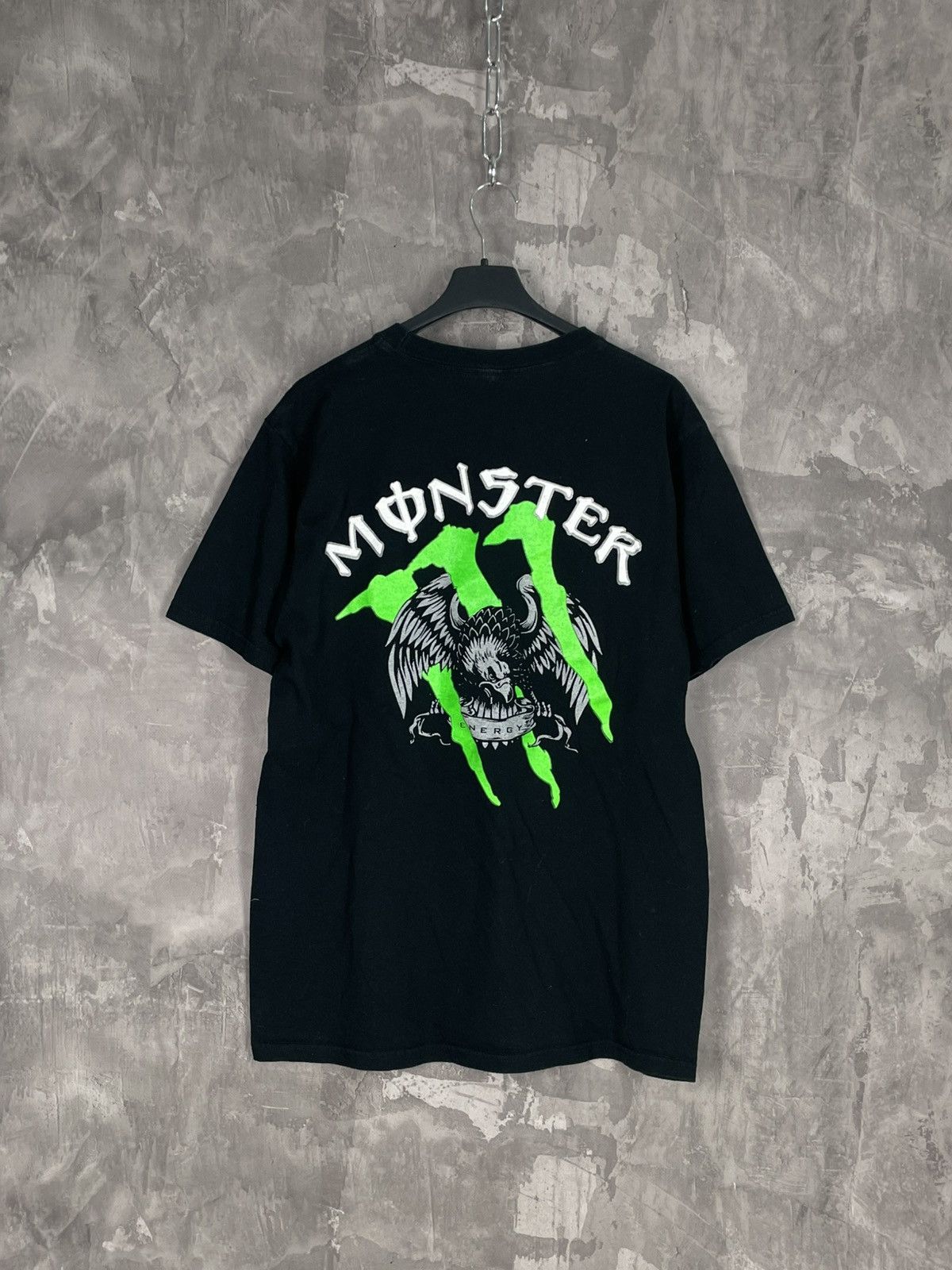 Vintage Monster Energy Big Logo Streetwear vintage racing t-shirt Size US M / EU 48-50 / 2 - 2 Thumbnail