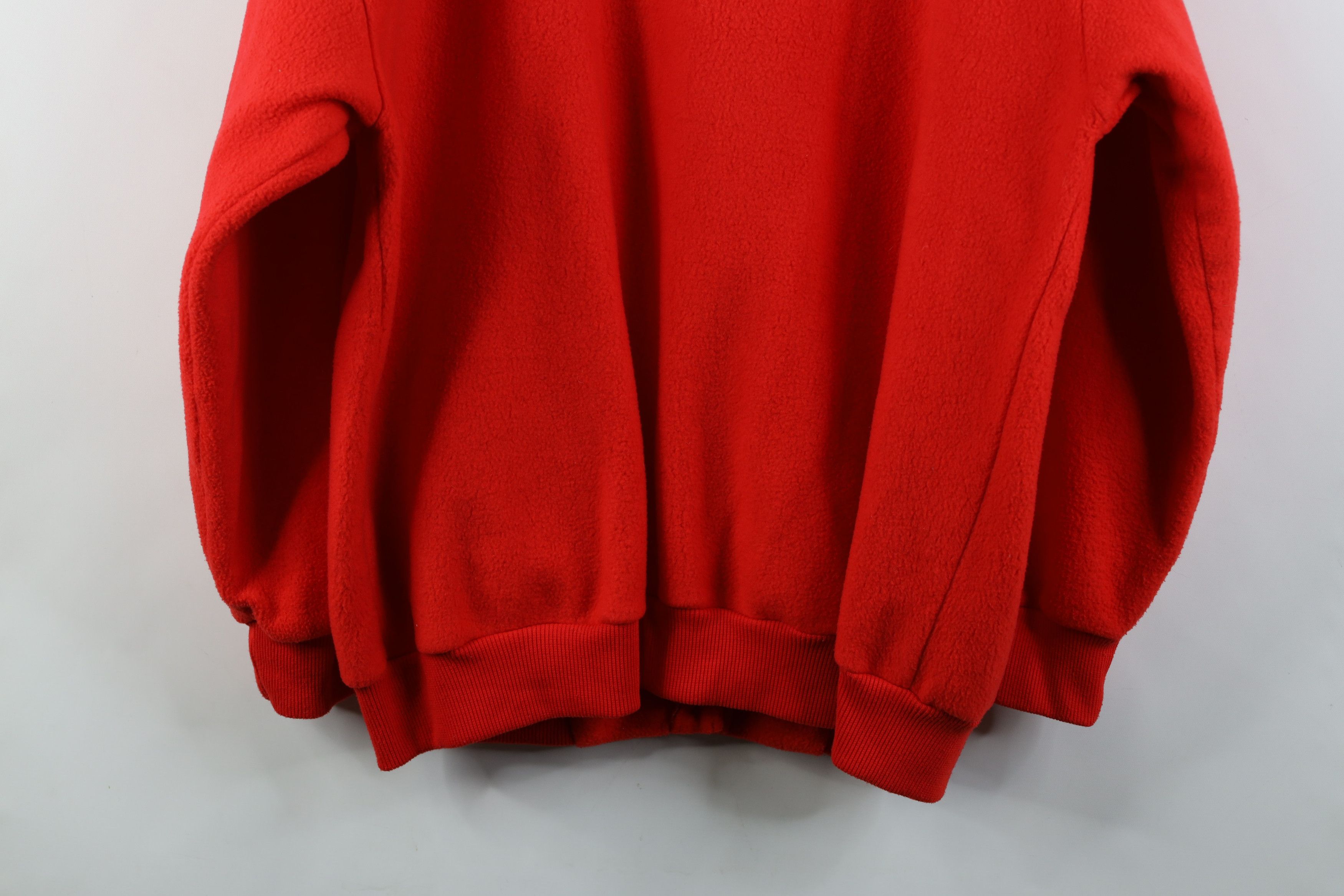 Vintage Vintage 90s Streetwear Blank Fleece Sweater Bomber Jacket Size XL / US 12-14 / IT 48-50 - 14 Thumbnail