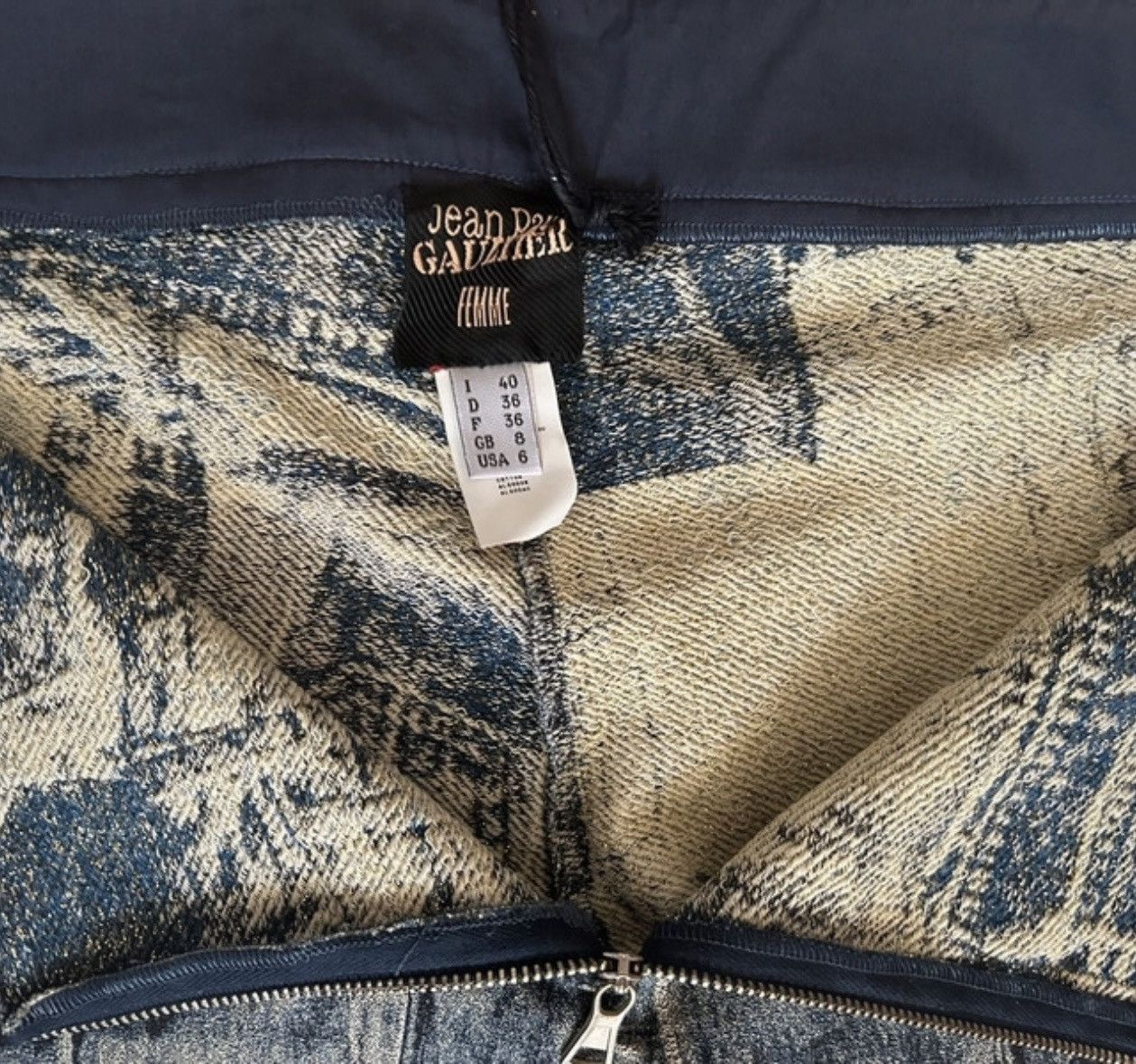 Jean Paul Gaultier Jean Paul Gaultier patchwork denim jeans pants Size 27" / US 4 / IT 40 - 5 Thumbnail