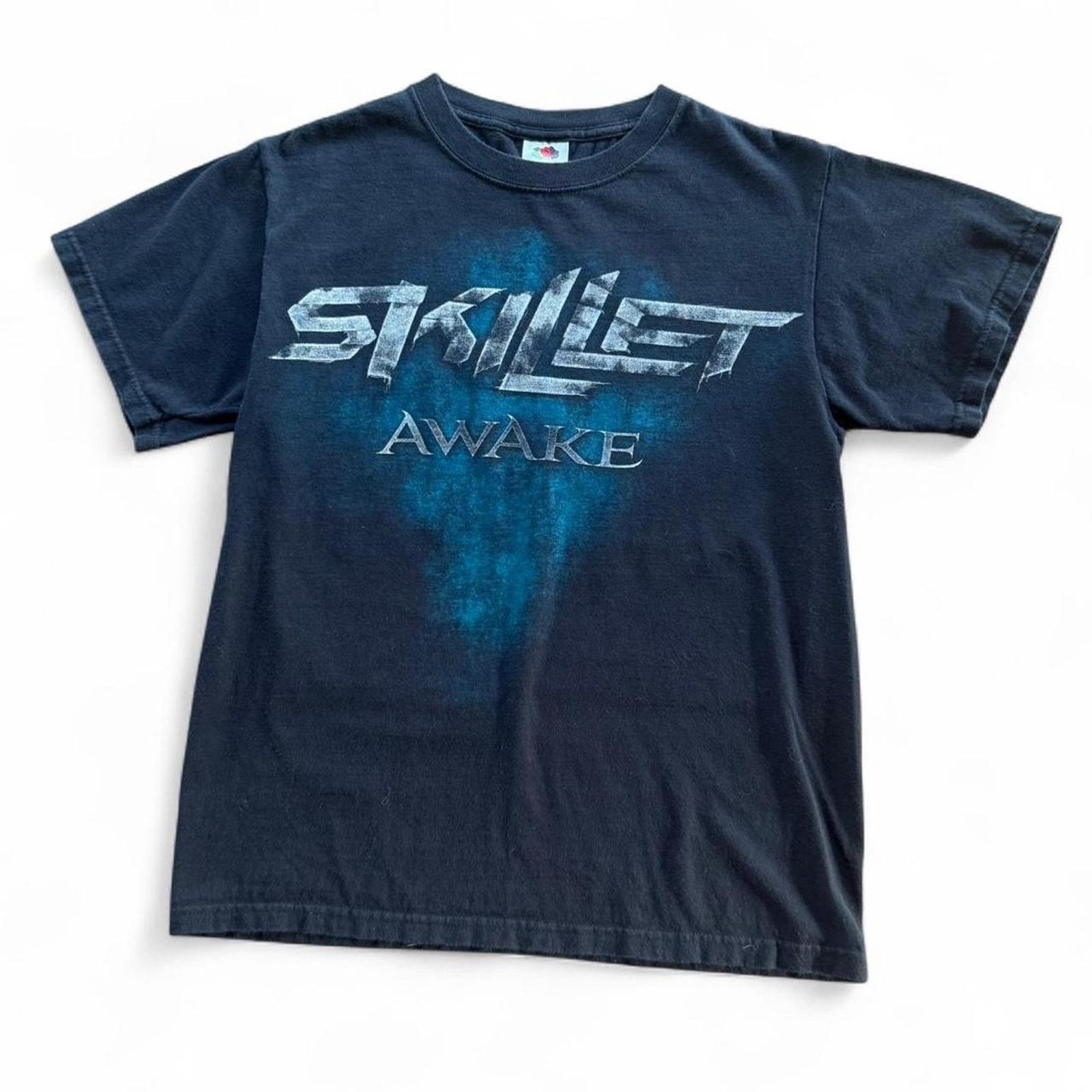 Fruit Of The Loom Y2K Skillet Awake Band Tee Size US S / EU 44-46 / 1 - 1 Thumbnail