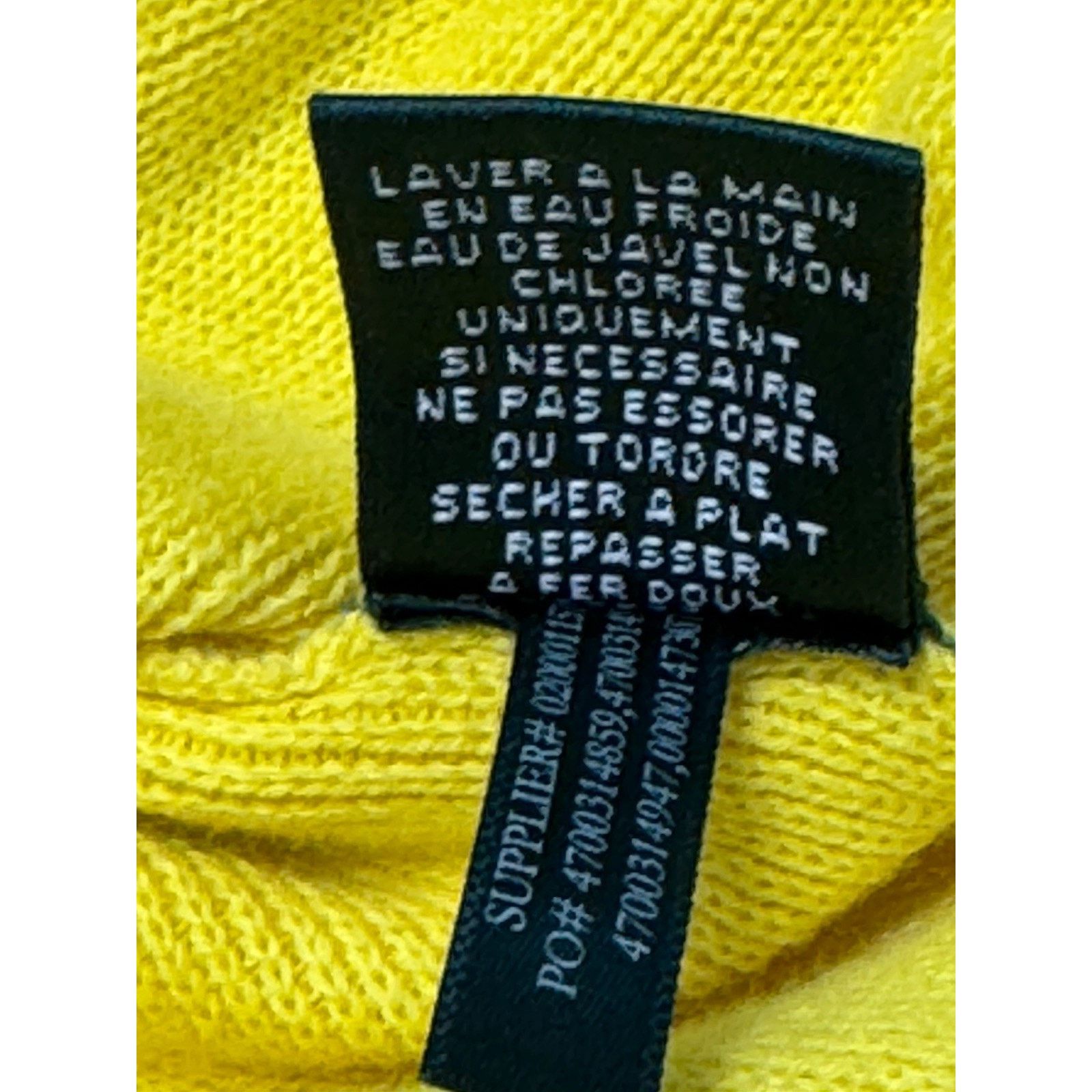 Ralph Lauren Lauren Ralph Lauren Yellow Moto Jacket Sweater Women’s Sz XL Size XL / US 12-14 / IT 48-50 - 9 Thumbnail