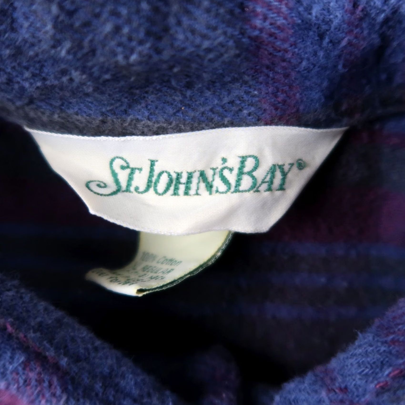 Vintage VINTAGE St Johns Bay Plaid Flannel Button Up Shirt Mens XL XLarge USA Made Size US XL / EU 56 / 4 - 5 Thumbnail