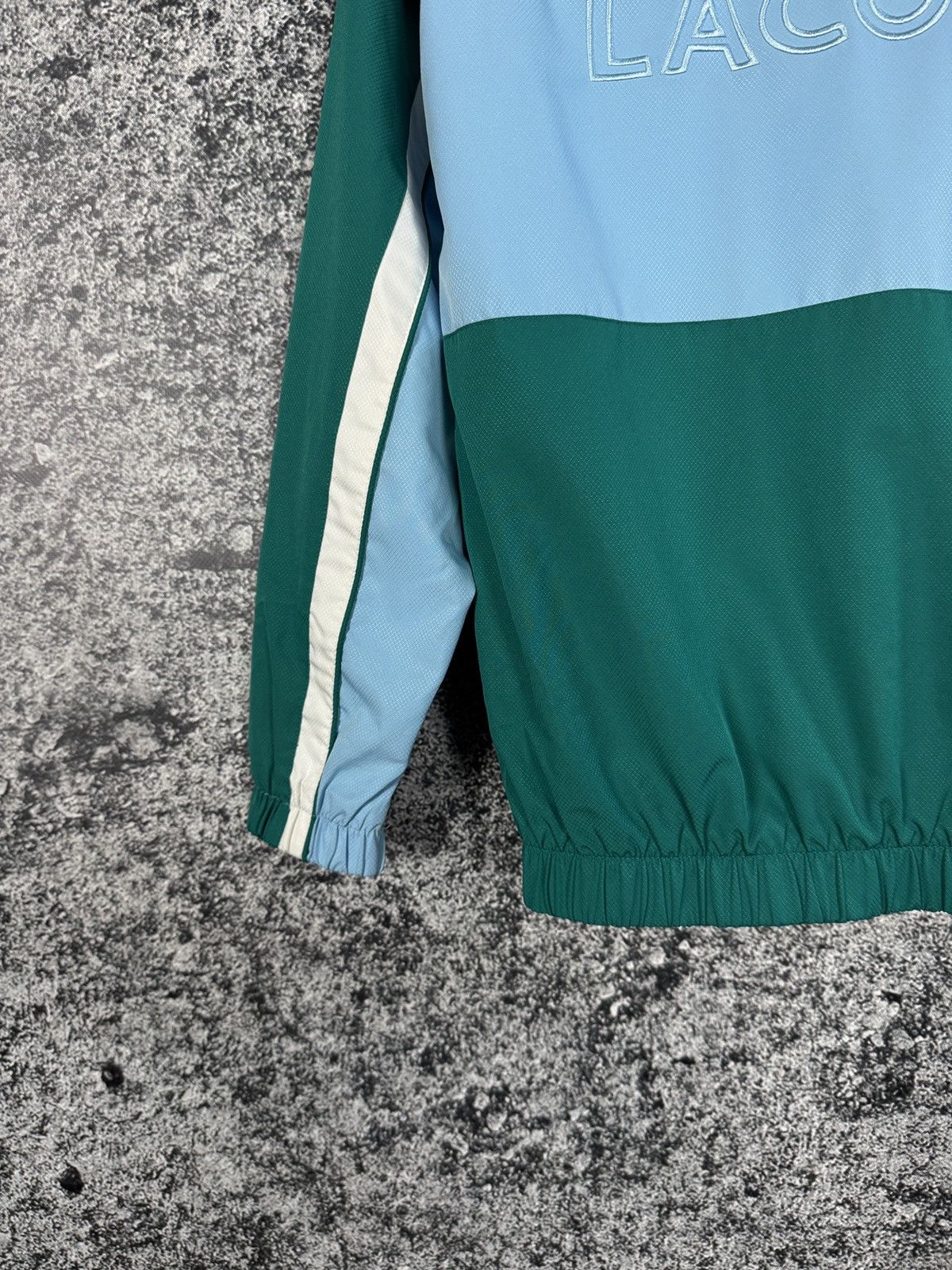 Lacoste Boys Lacoste Sport Zip Up Track Jacket Vintage Kids 158cm Size US XXS / EU 40 - 14 Thumbnail