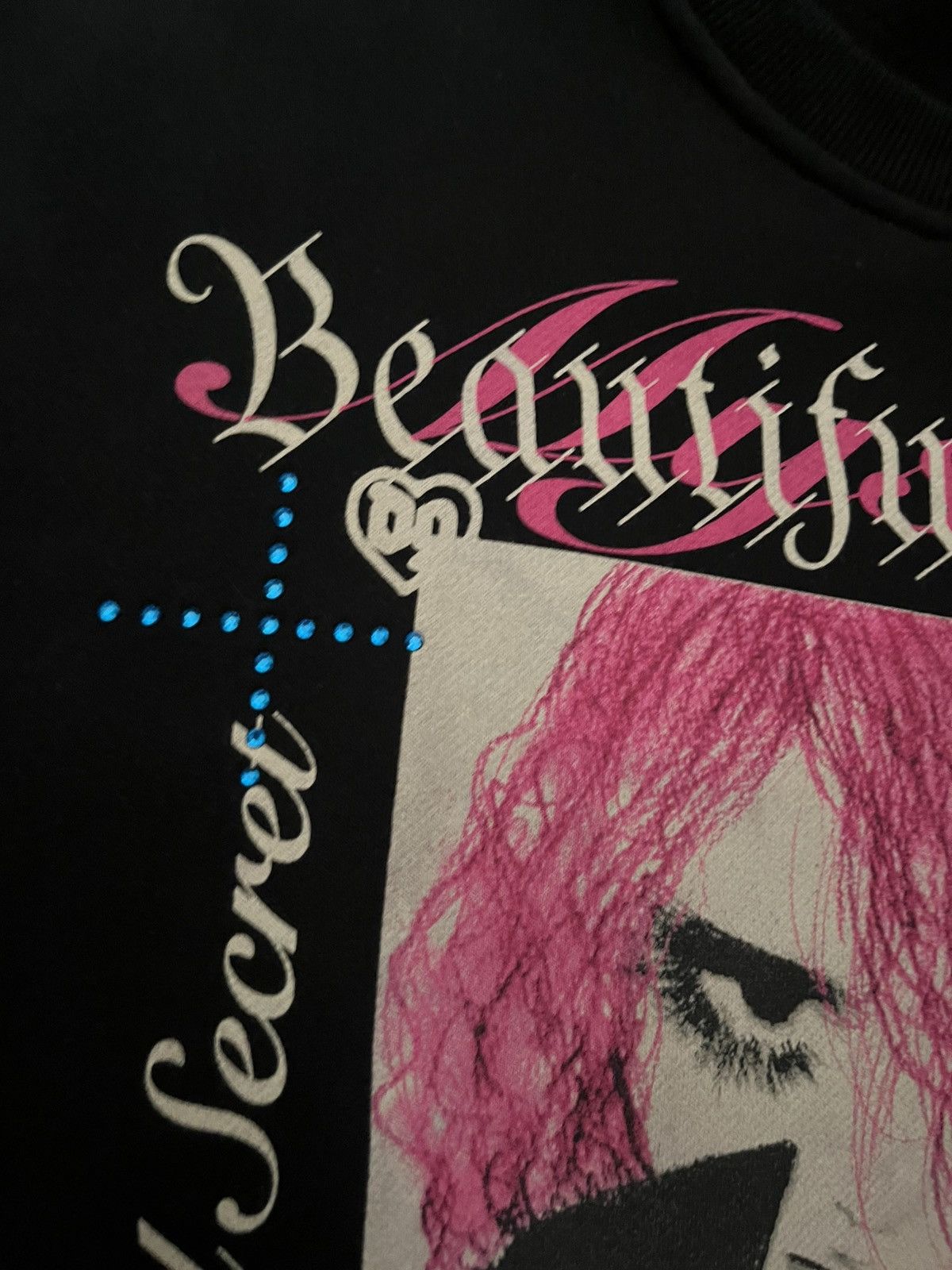 Drain Gang × Sad Boys 1of1Bladee Martyr Tour Rhinestone Crewneck (UPSIDE DOWN TAG) Size US M / EU 48-50 / 2 - 8 Thumbnail