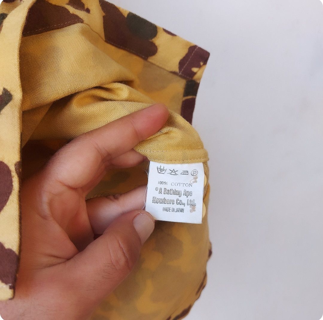 Bape Vintage BAPE 1st Camo Long Sleeve Button Shirt Size US S / EU 44-46 / 1 - 6 Thumbnail