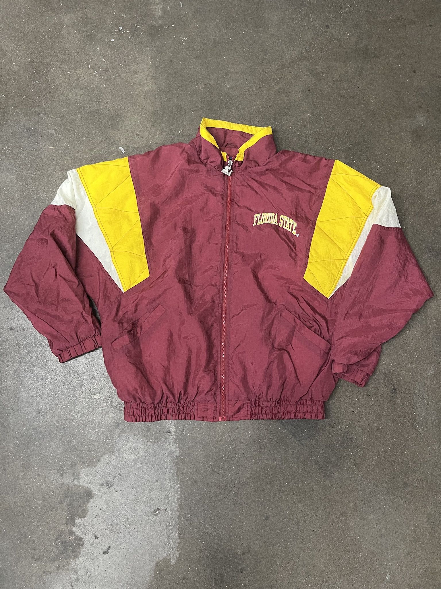 Starter × Vintage Vintage 1990s Starter Florida State Jacket Size XL Size US XL / EU 56 / 4 - 1 Thumbnail