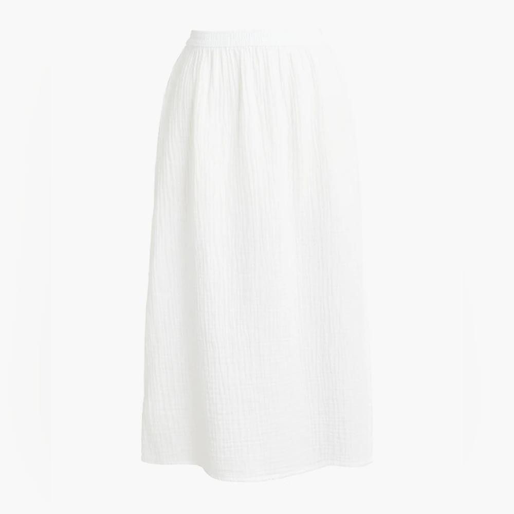 J.Crew J Crew Gauze Pull On Skirt Size 28" / US 6 / IT 42 - 1 Thumbnail