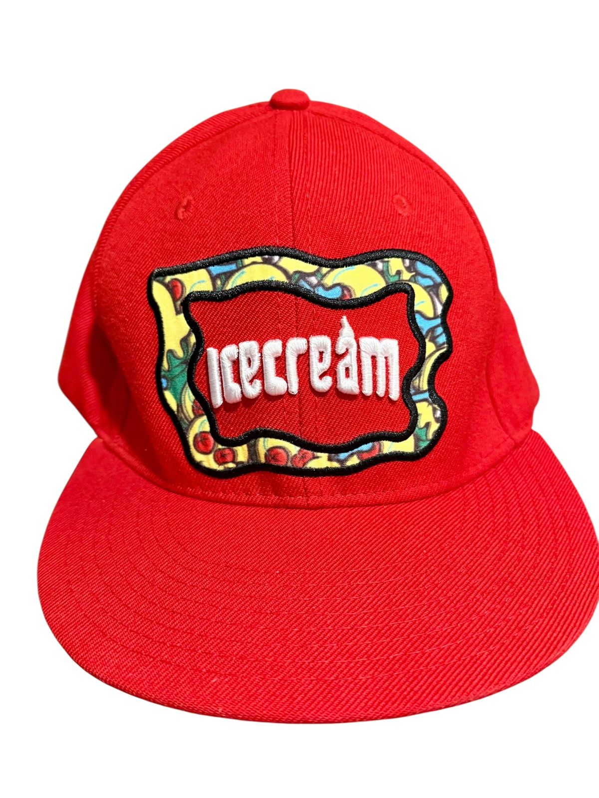 Icecream BBC ICE CREAM red SnapBack hat Size ONE SIZE - 1 Thumbnail