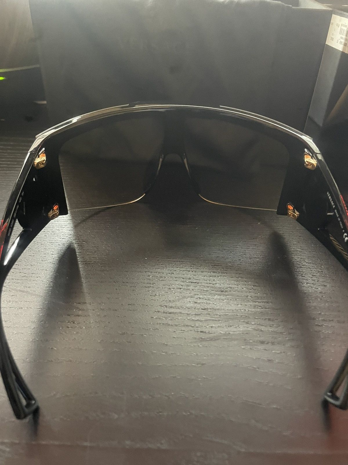 Versace MEDUSA ICON SHIELD SUNGLASSES Size ONE SIZE - 4 Thumbnail