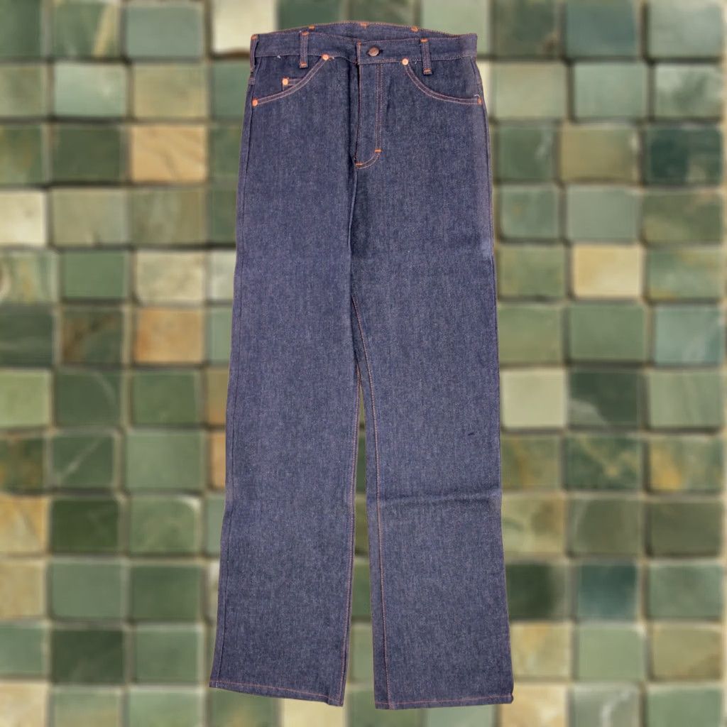 Vintage VINTAGE 70s Big Smith Jeans Boot Cut 30x34 Blue Mens Size US 30 / EU 46 - 1 Thumbnail