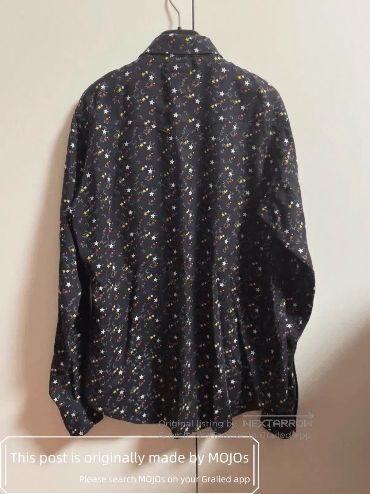 Saint Laurent Paris Sz XL Saint Laurent Paris Colorful Stars Shirt mojos5824. Size US XL / EU 56 / 4 - 3 Thumbnail
