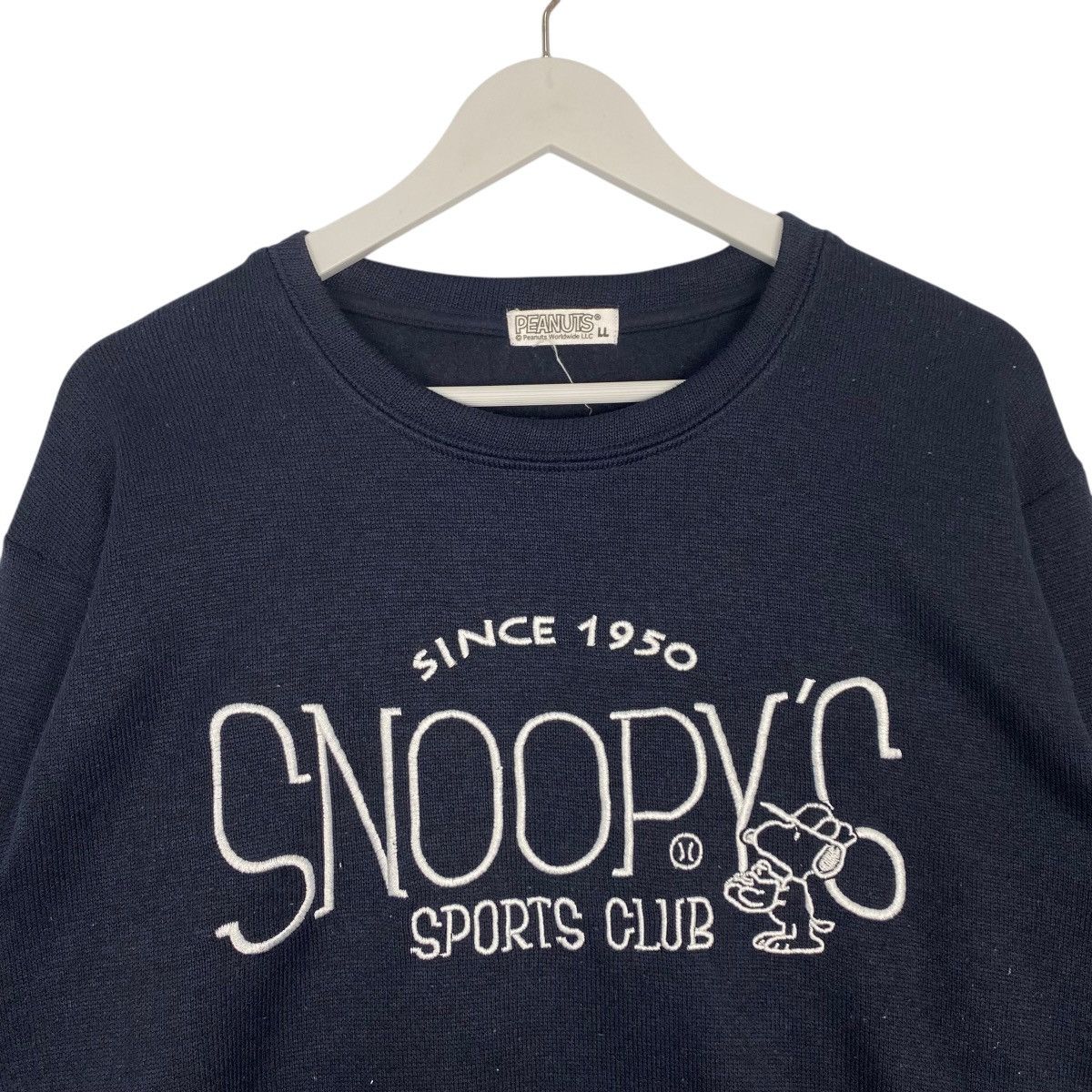 Vintage Vintage Peanuts Printed Crewneck Sweatshirt Blue Size LL Size L / US 10 / IT 46 - 4 Thumbnail