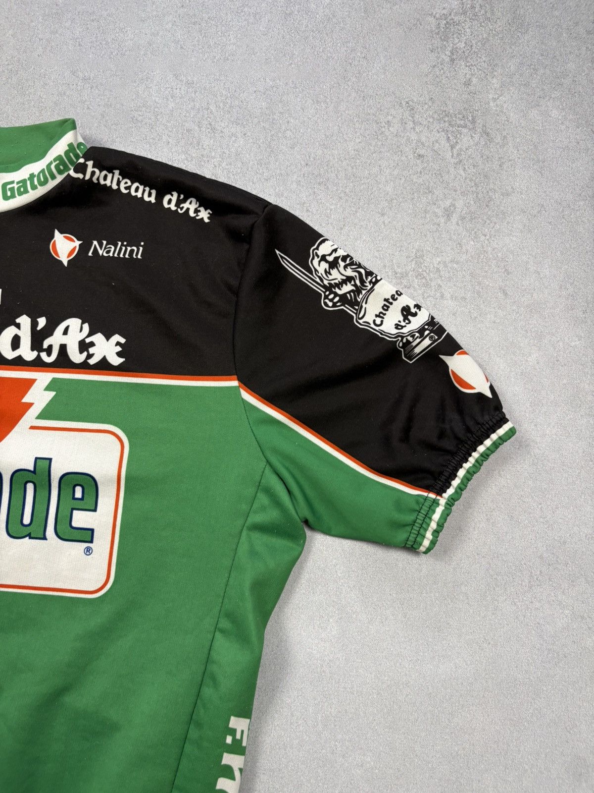 Vintage Vintage 80s Chateau D’ax Cycling Jersey Moser Gatorade Size US XL / EU 56 / 4 - 3 Thumbnail