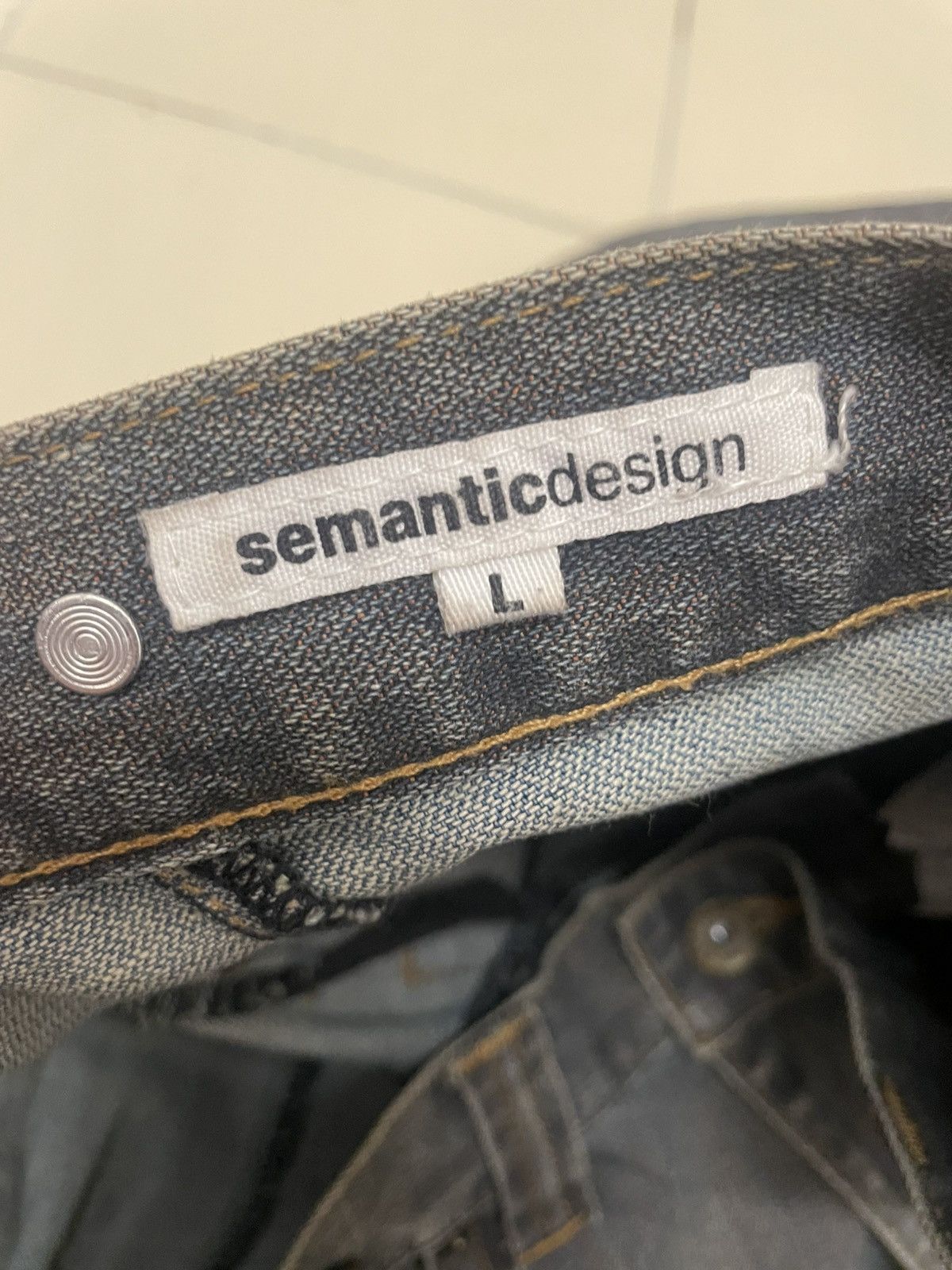 semanticdesign Japanese Brand Semantic Design Flare Jeans Size US 33 - 8 Thumbnail