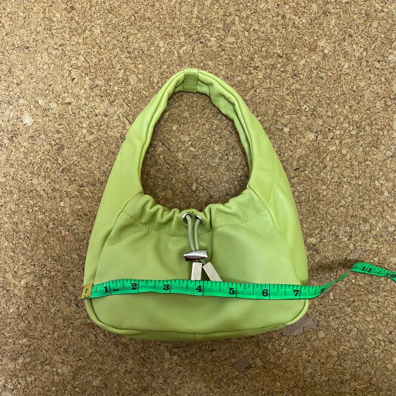 Designer × Salvatore Ferragamo Y2K Ferragamo Mini Shoulder Bag – Lime Green Statement Piece Size ONE SIZE - 14 Thumbnail