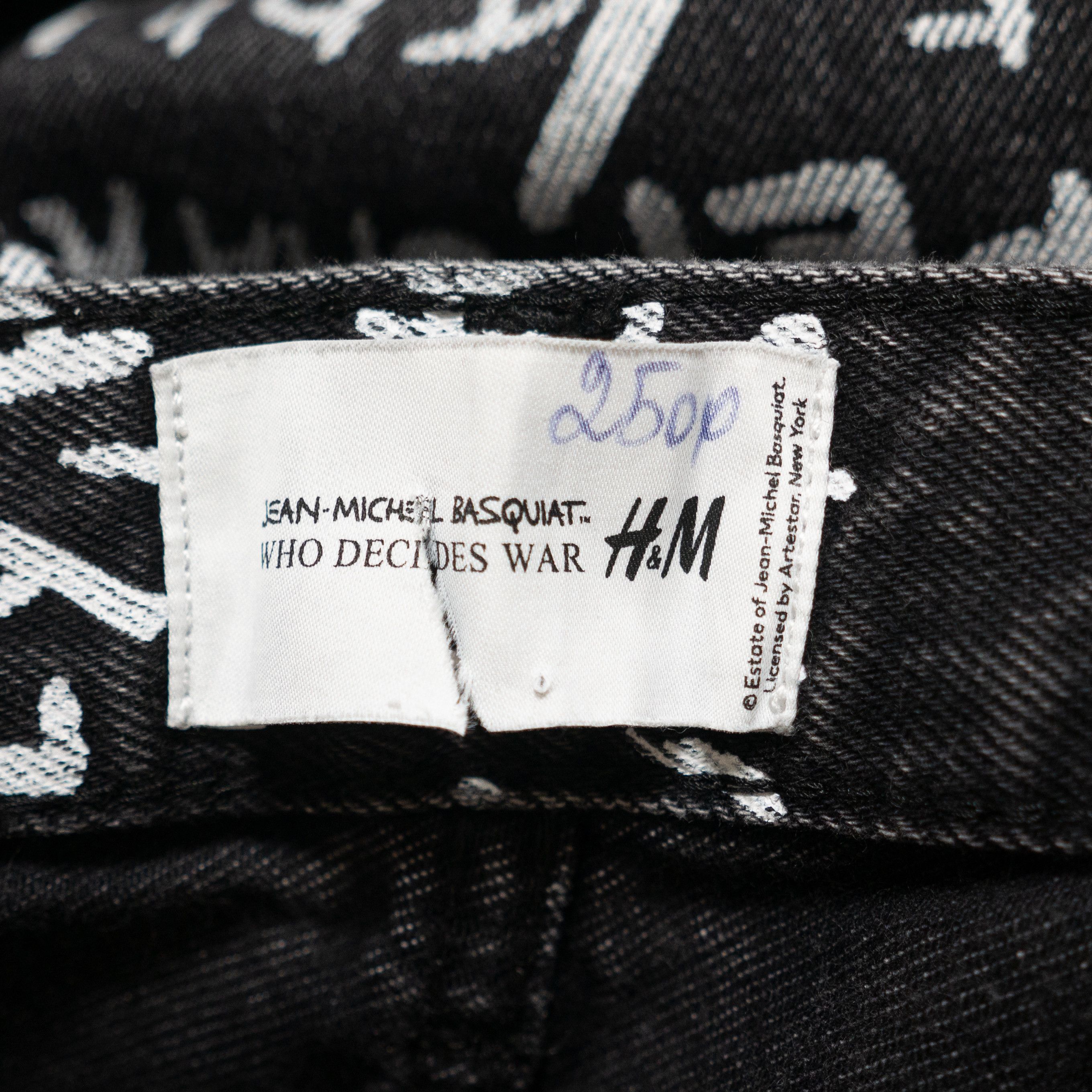 H&M × Jean-Michel Basquiat × Who Decides War H&M x Who Decides War x Jean-Michel Basquiat Cargo Jeans 32 Size US 32 / EU 48 - 8 Thumbnail