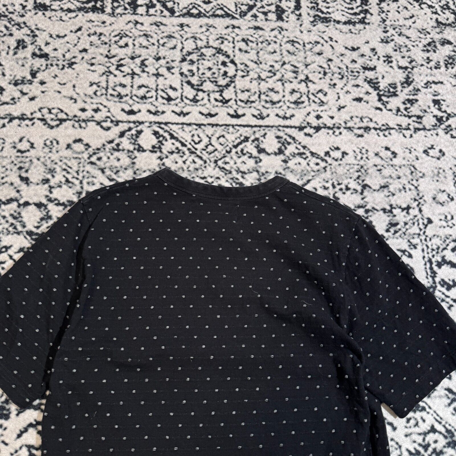 Our Legacy × Vintage Our Legacy Unisex Black Cotton T-Shirt Size S Polka Dot Size US S / EU 44-46 / 1 - 16 Thumbnail