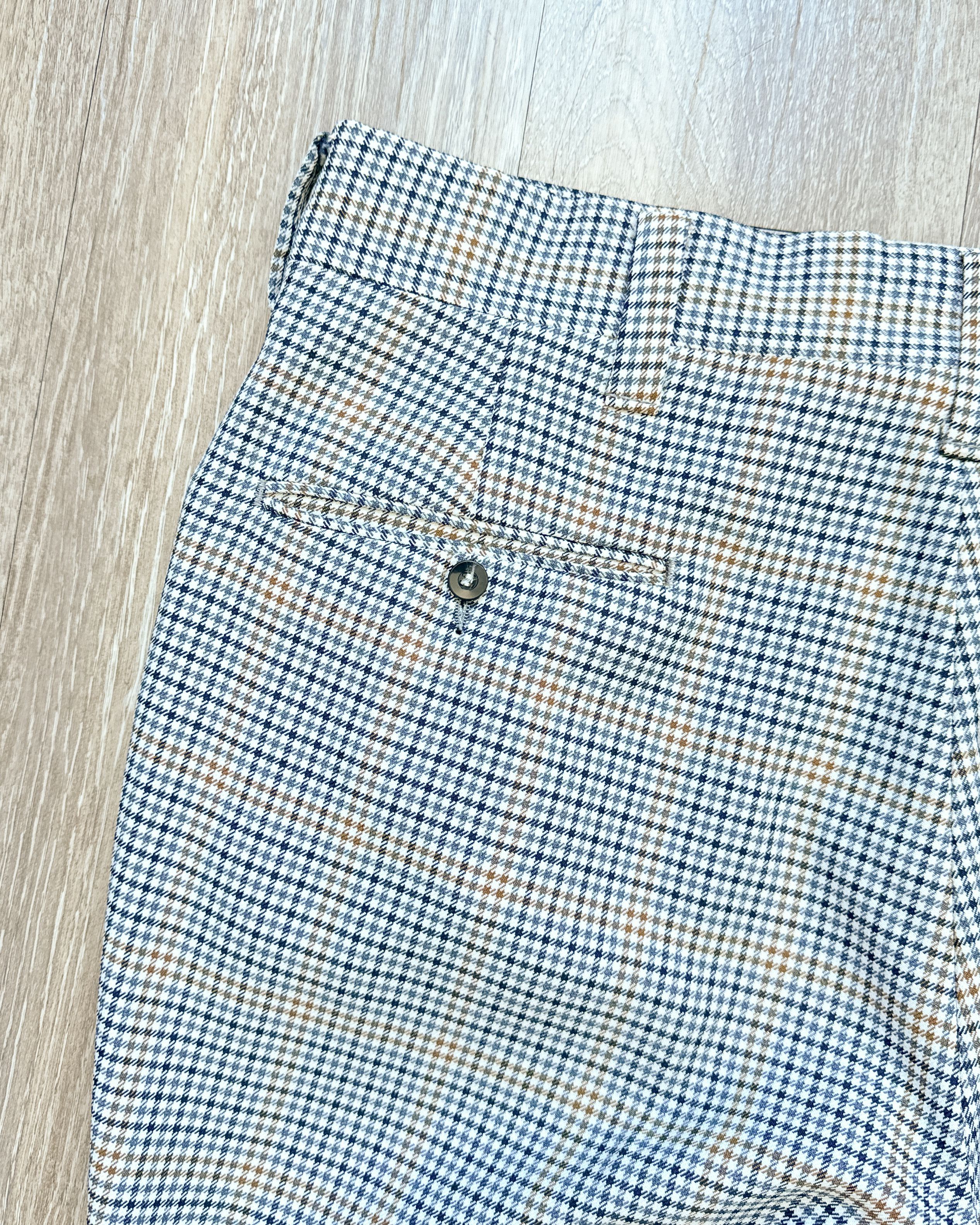 Vintage Vintage 1960s Houndstooth Plaid Disco Dress Trouser Pants 34 Size US 34 / EU 50 - 7 Thumbnail
