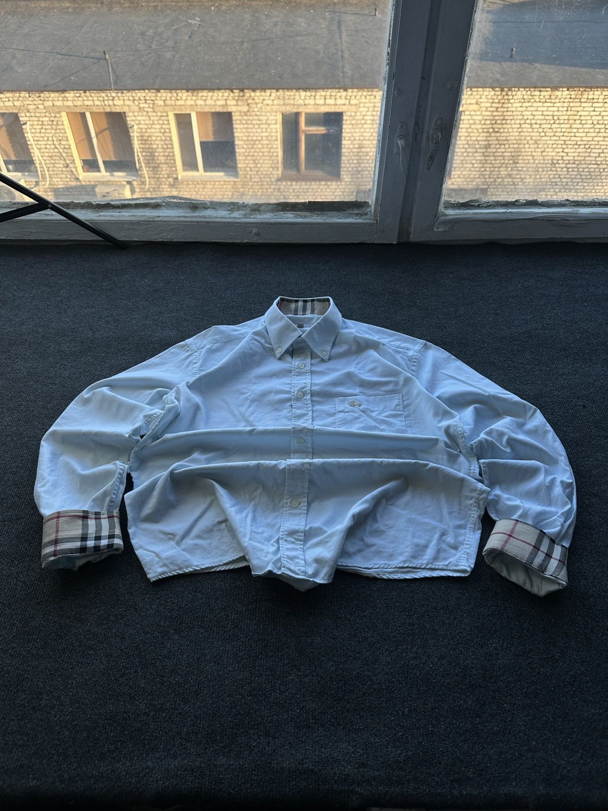 Burberry BURBERRY 🚨 MEN BUTTON UP SHIRT LUXURY NOVA CHECK Size US XL / EU 56 / 4 - 2 Thumbnail
