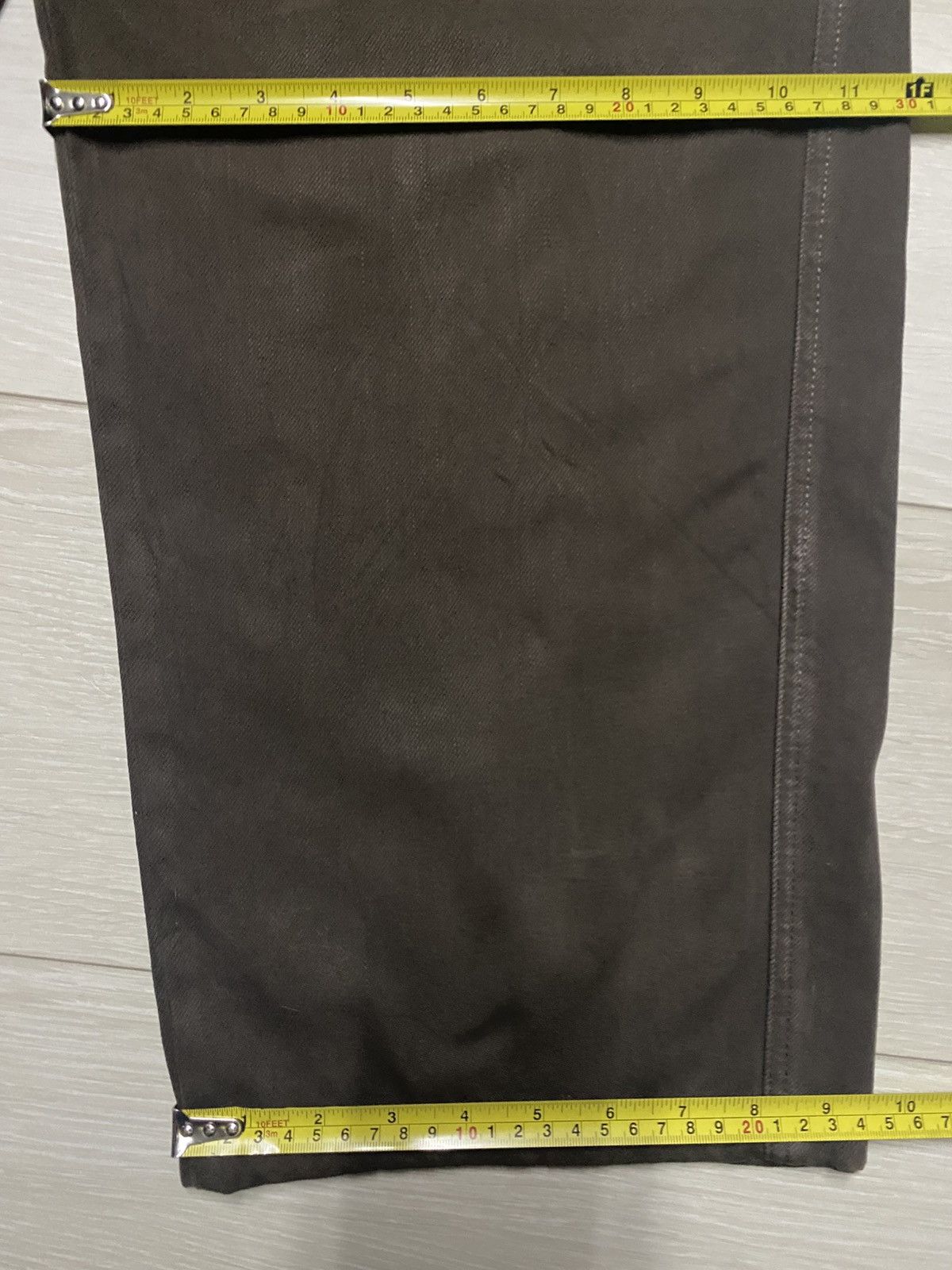 Jil Sander × Uniqlo Uniqlo Sky Brown Distressed Like Jnco Super Baggy Jeans Size US 30 / EU 46 - 12 Thumbnail