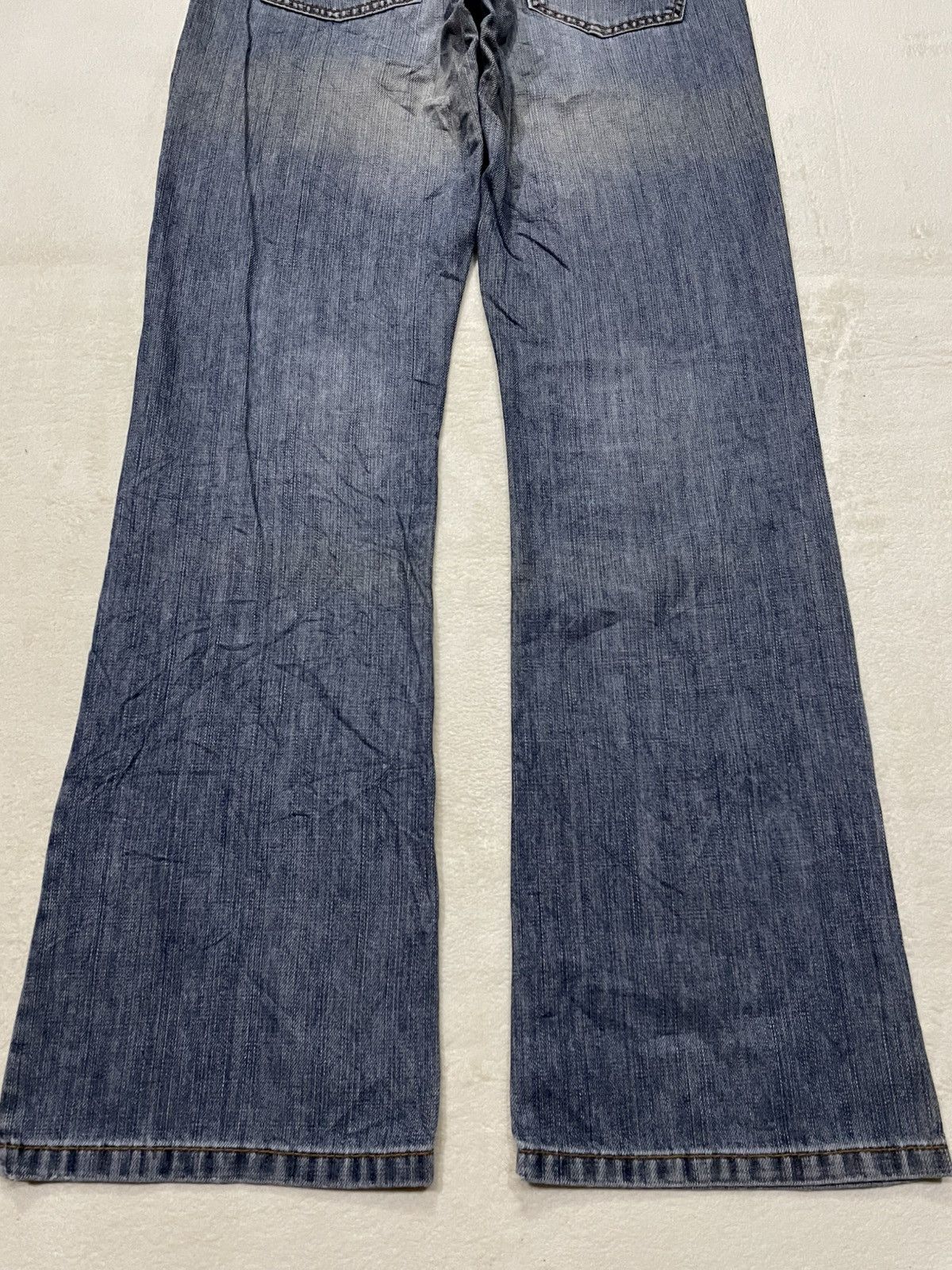 Blends Vintage Blend Denim Boot Cut Mudwash Jeans Size US 32 / EU 48 - 12 Thumbnail
