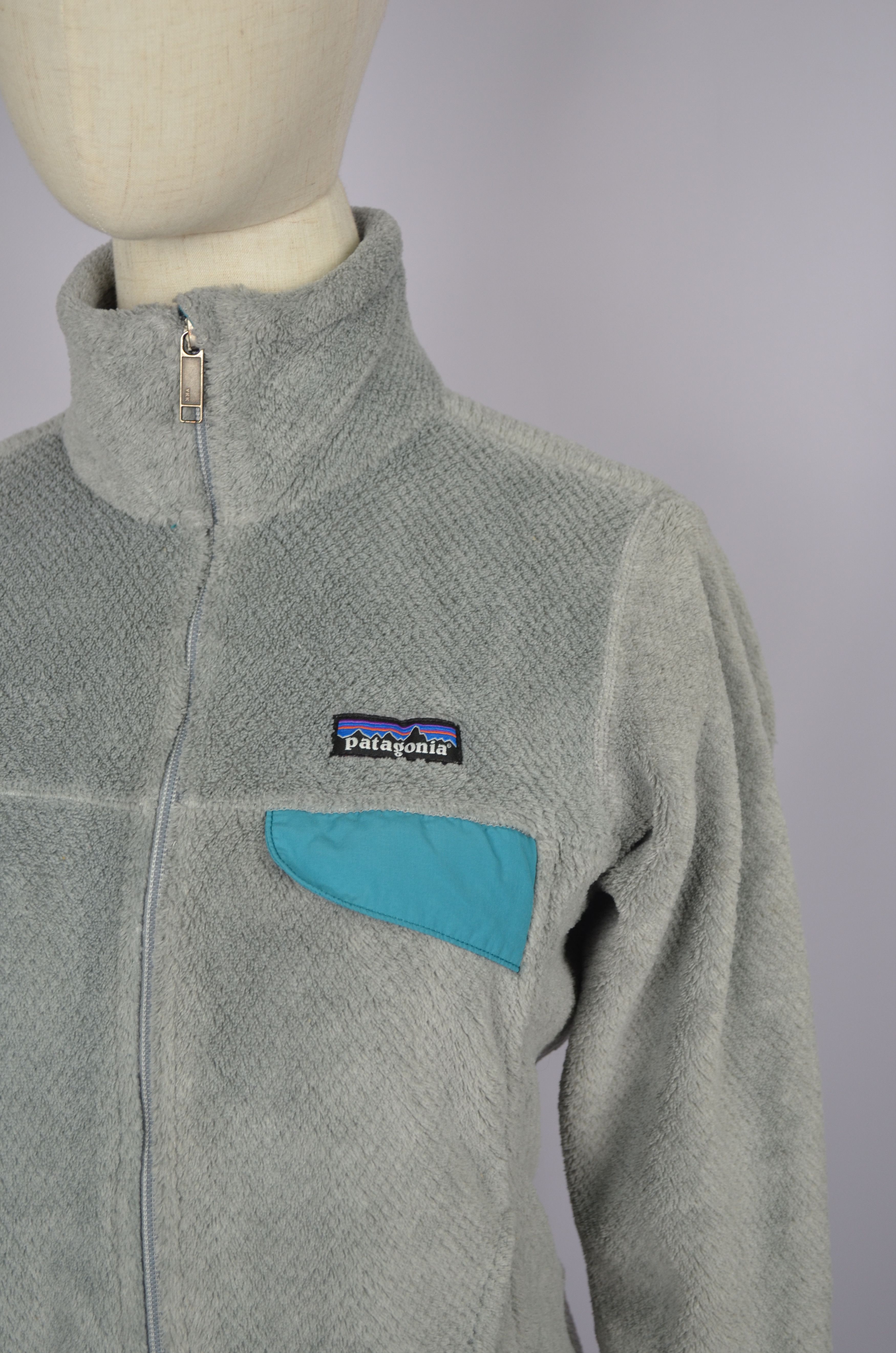 Patagonia × Vintage Patagonia Grey Re-Tool Full Zip Fleece Jacket Size S Outdoor Size S / US 4 / IT 40 - 4 Thumbnail