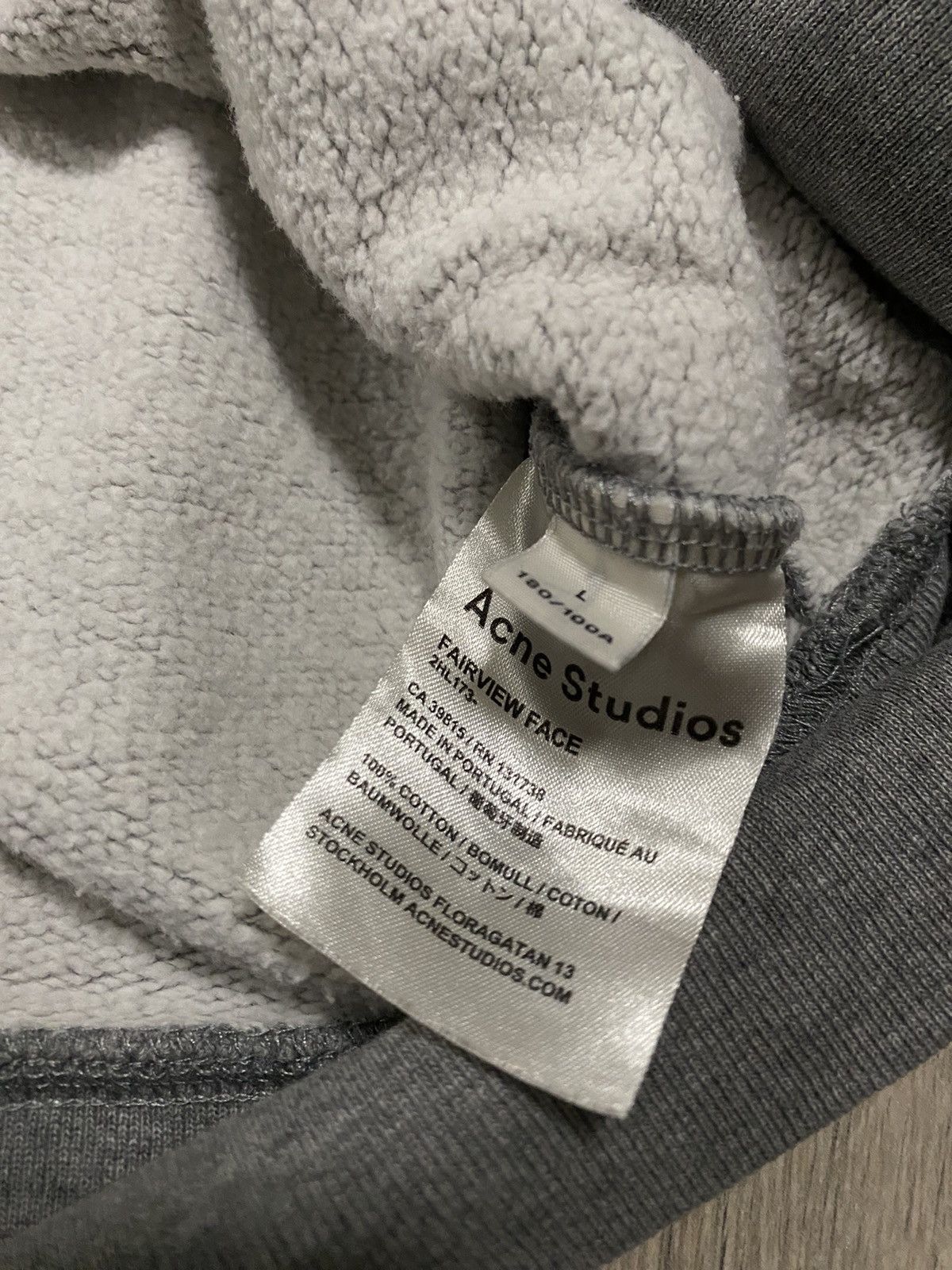 Acne Studios Vintage Acne Studio Sweatshirt Fairview Face Patch Crawneck Size US L / EU 52-54 / 3 - 4 Thumbnail