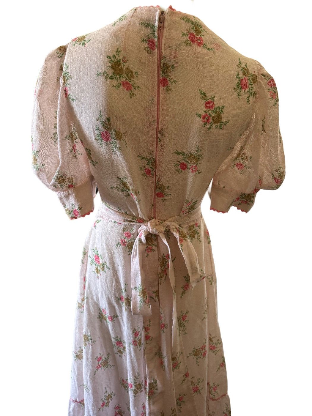 Vintage Women’s S cottagecore princess 50s long length dress puff Size S / US 4 / IT 40 - 4 Thumbnail